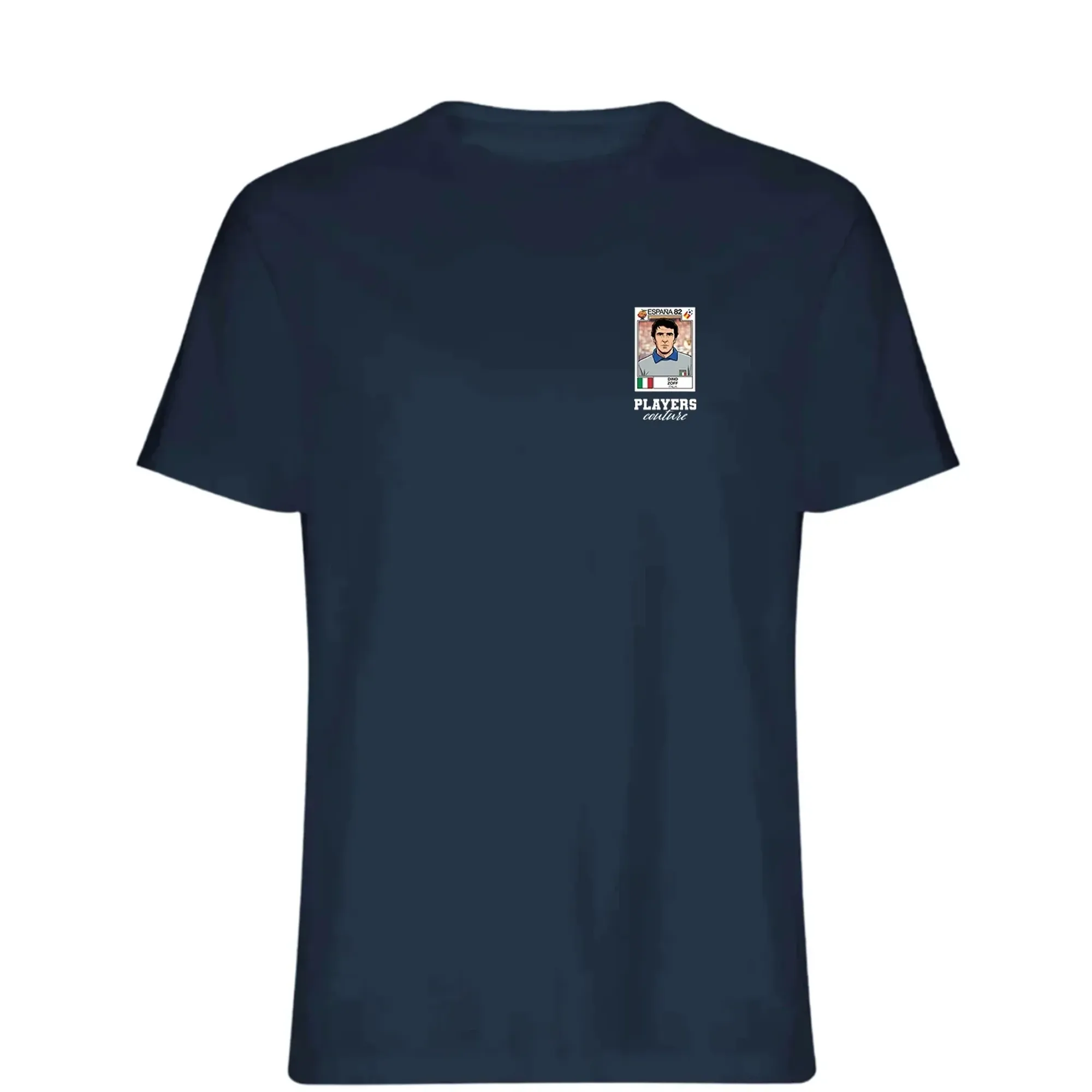 Dino Zoff World Cup Sticker Men's T-Shirt - Navy