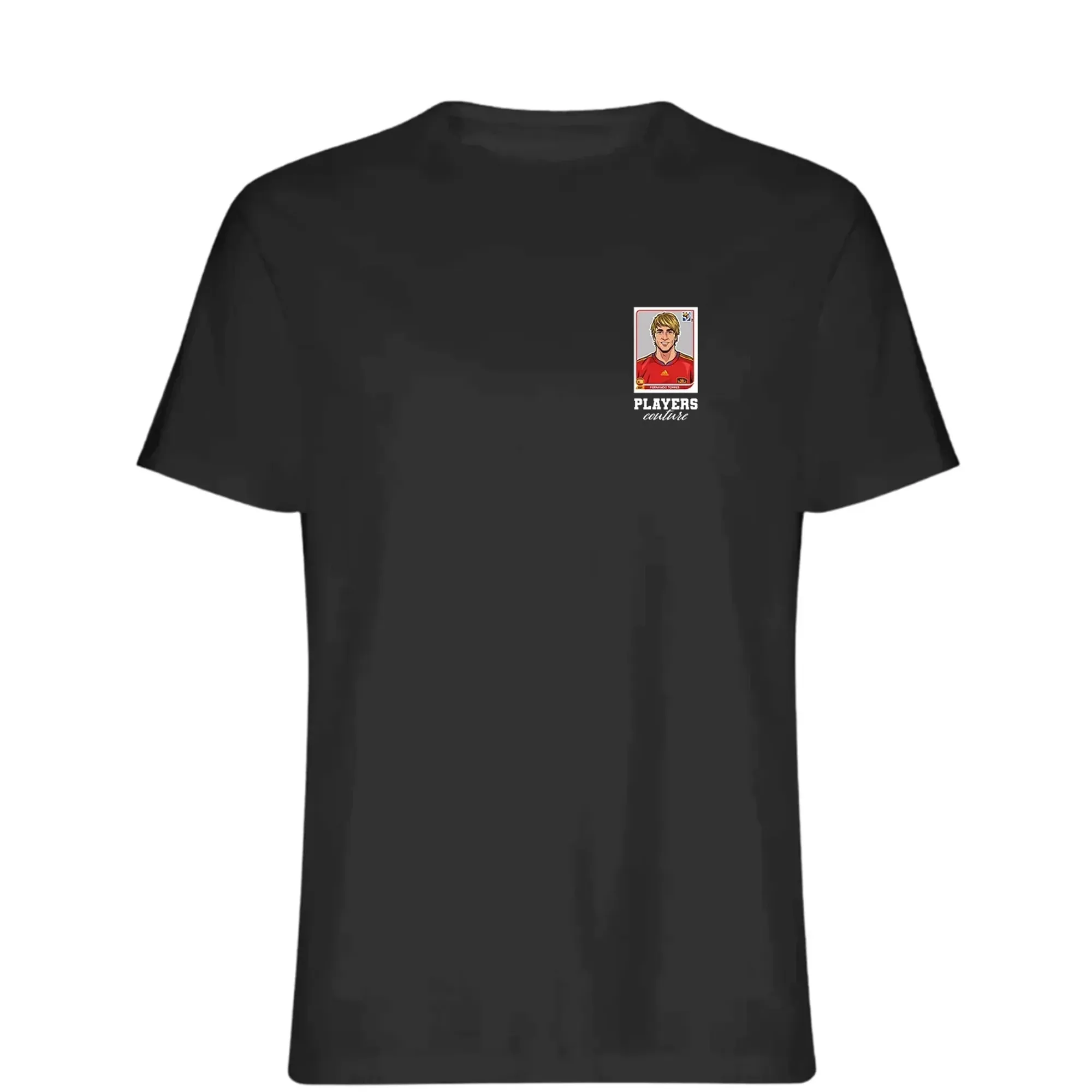 Fernando Torres World Cup Sticker Men's T-Shirt - Black