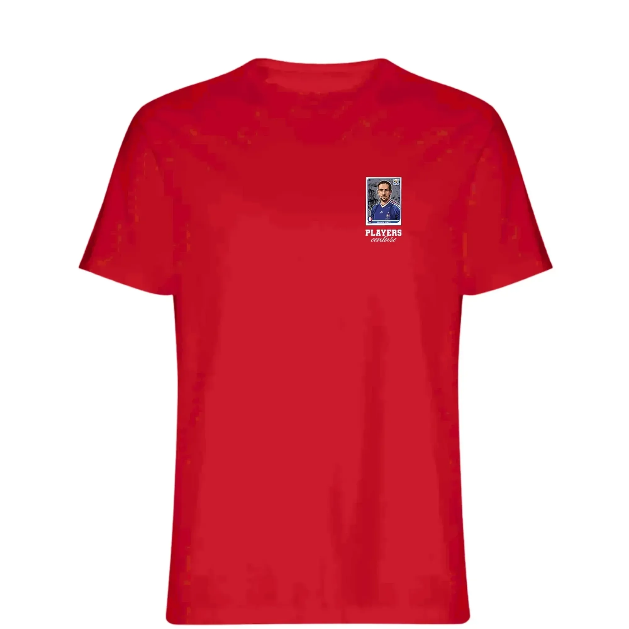 Franck Ribery World Cup Sticker Men's T-Shirt - Red