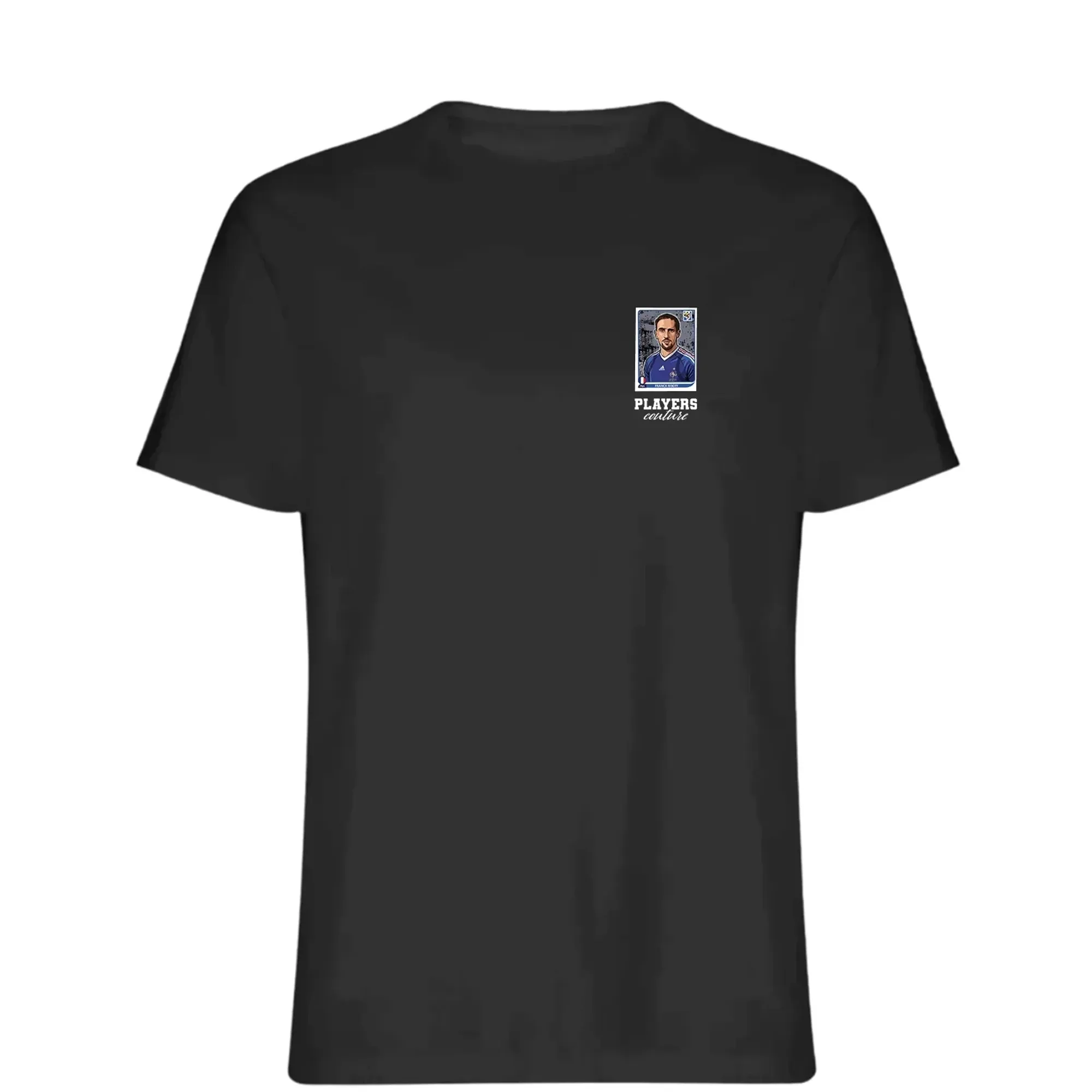 Franck Ribery World Cup Sticker Men's T-Shirt - Black