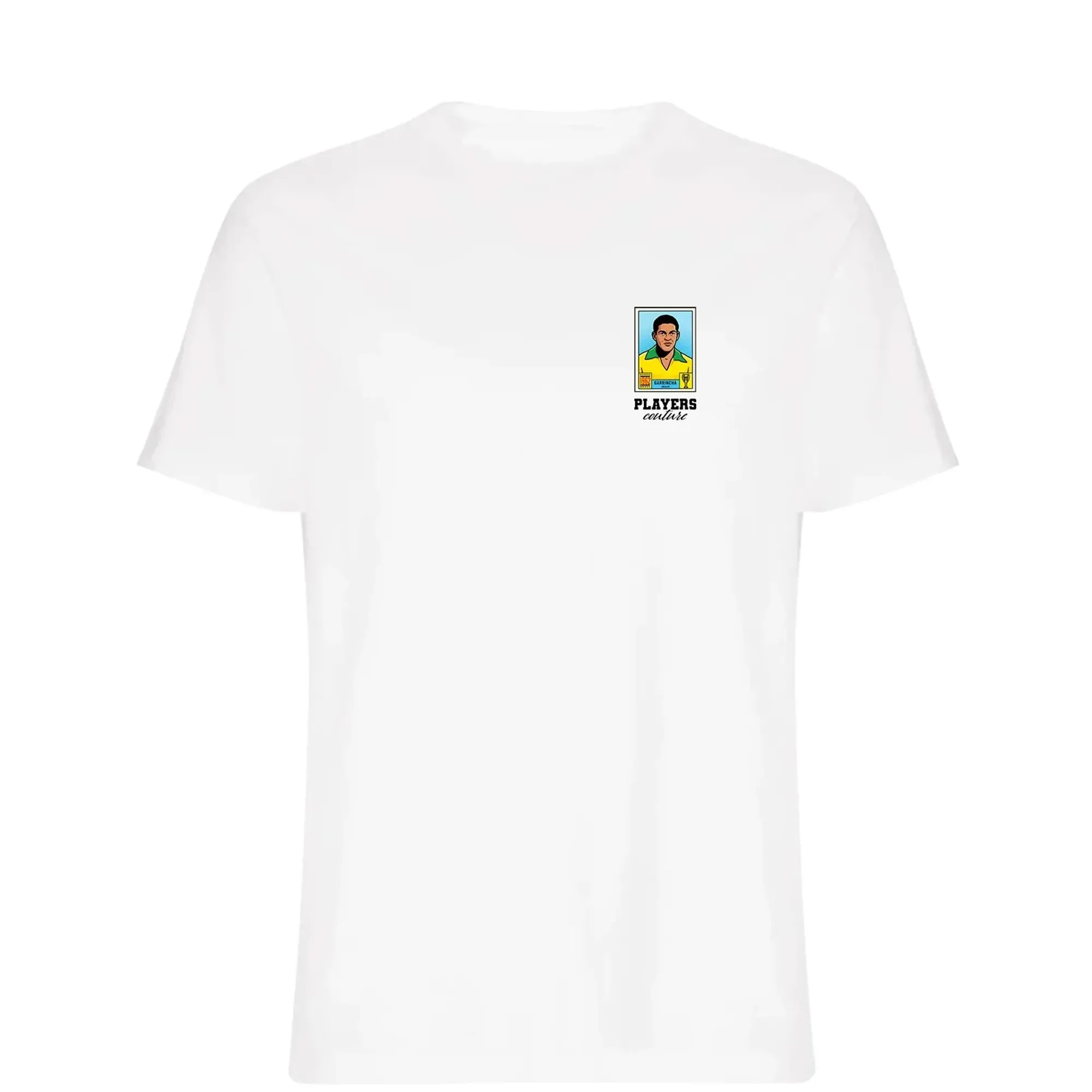 Garrincha World Cup Sticker Men's T-Shirt - White