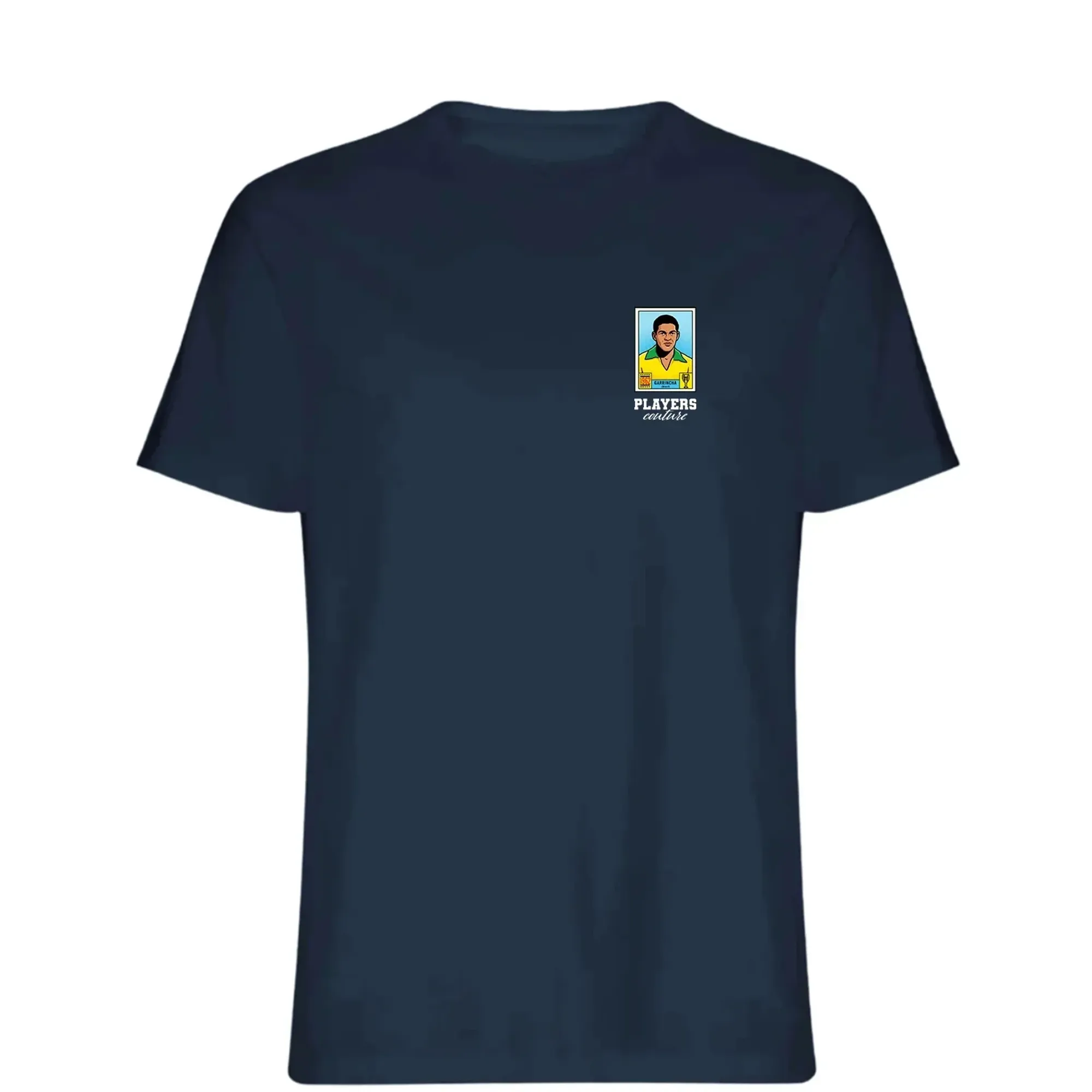 Garrincha World Cup Sticker Men's T-Shirt - Navy
