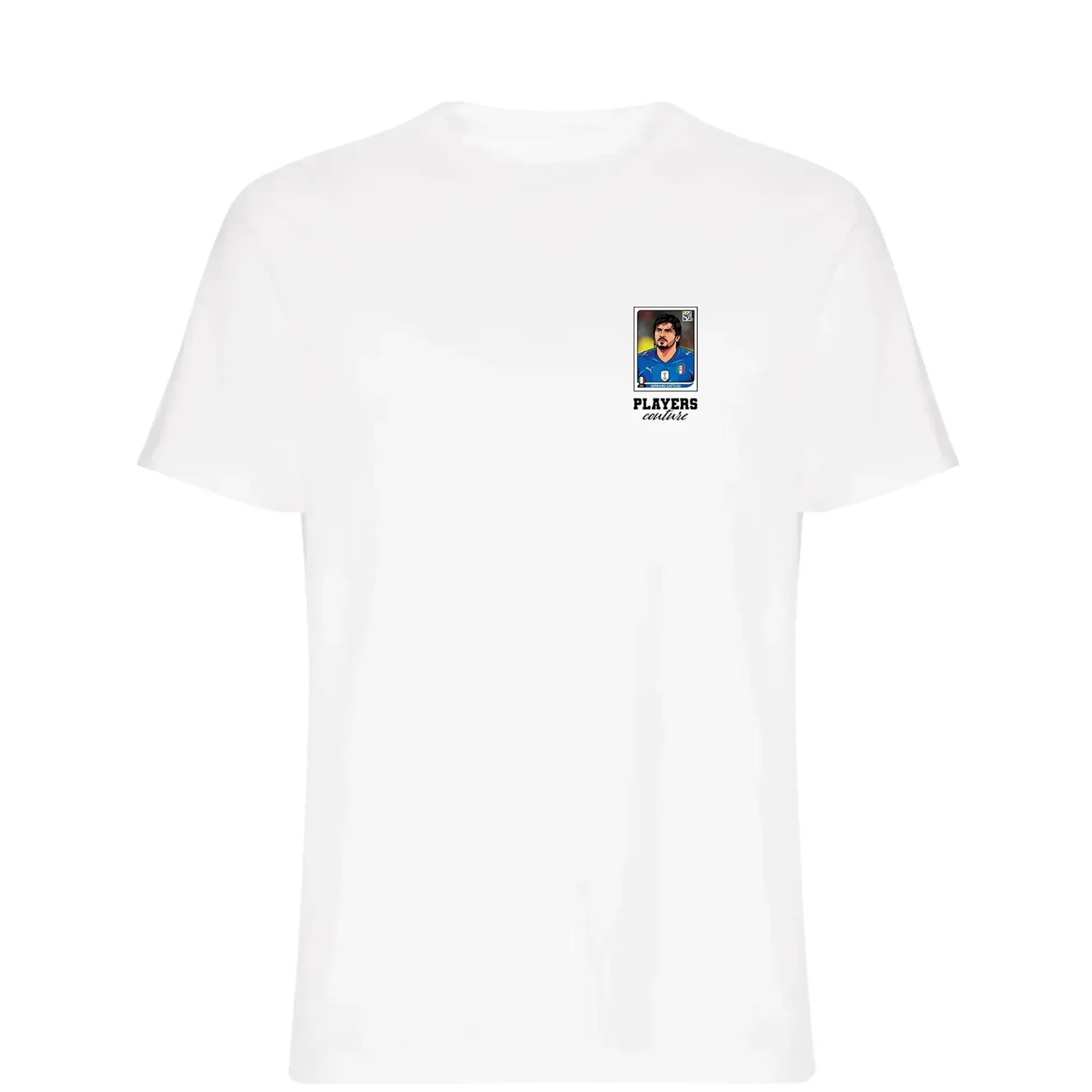 Gennaro Gattuso World Cup Sticker Men's T-Shirt - White