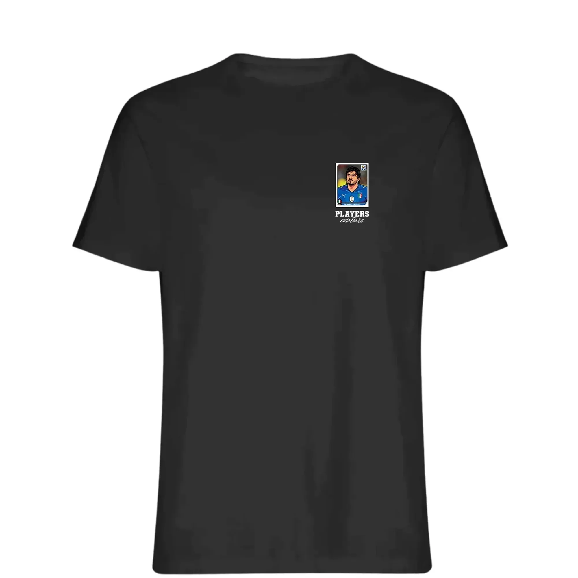 Gennaro Gattuso World Cup Sticker Men's T-Shirt - Black
