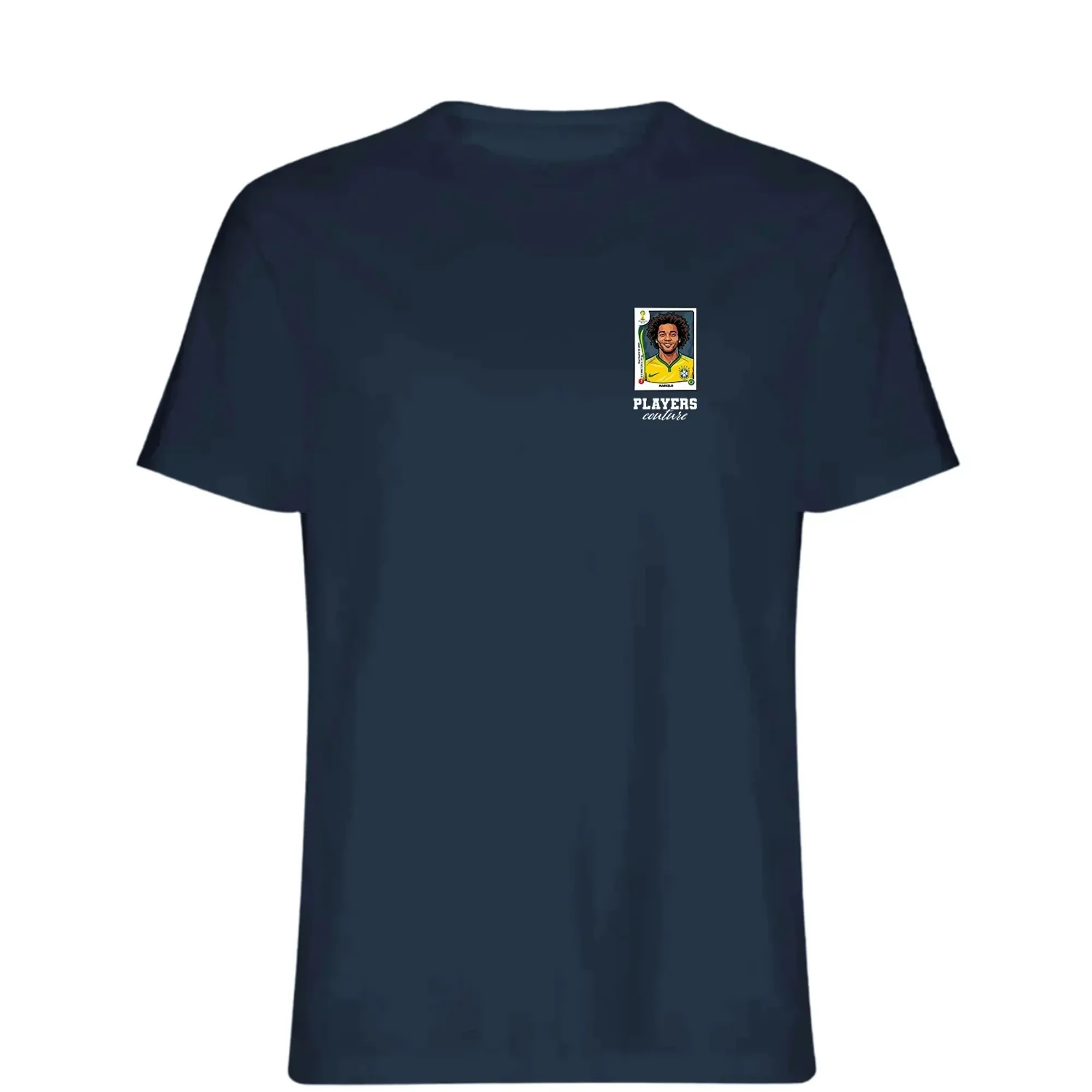 Marcelo World Cup Sticker Men's T-Shirt - Navy