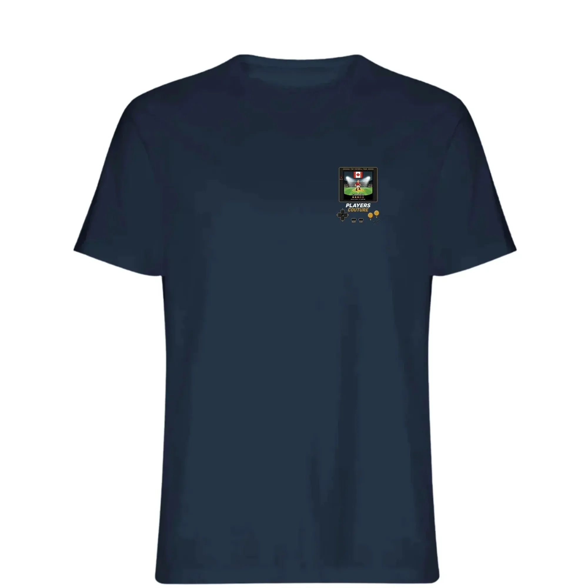 Canada Football World Cup 8-Bit Men's T-Shirt - Navy