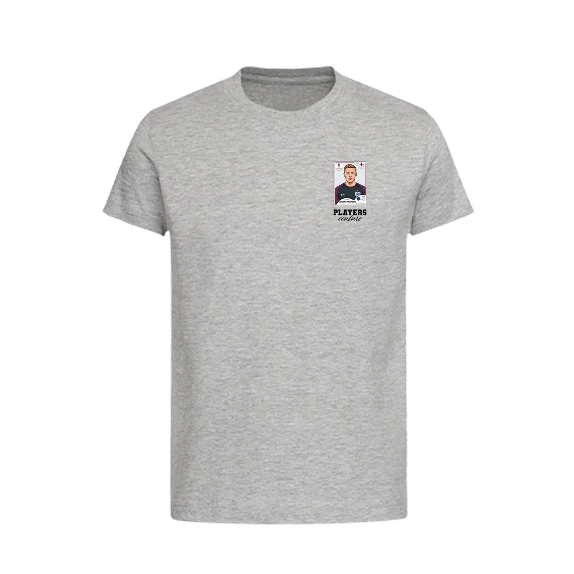 Jordan Pickford World Cup Sticker Kids T-Shirt - Gray