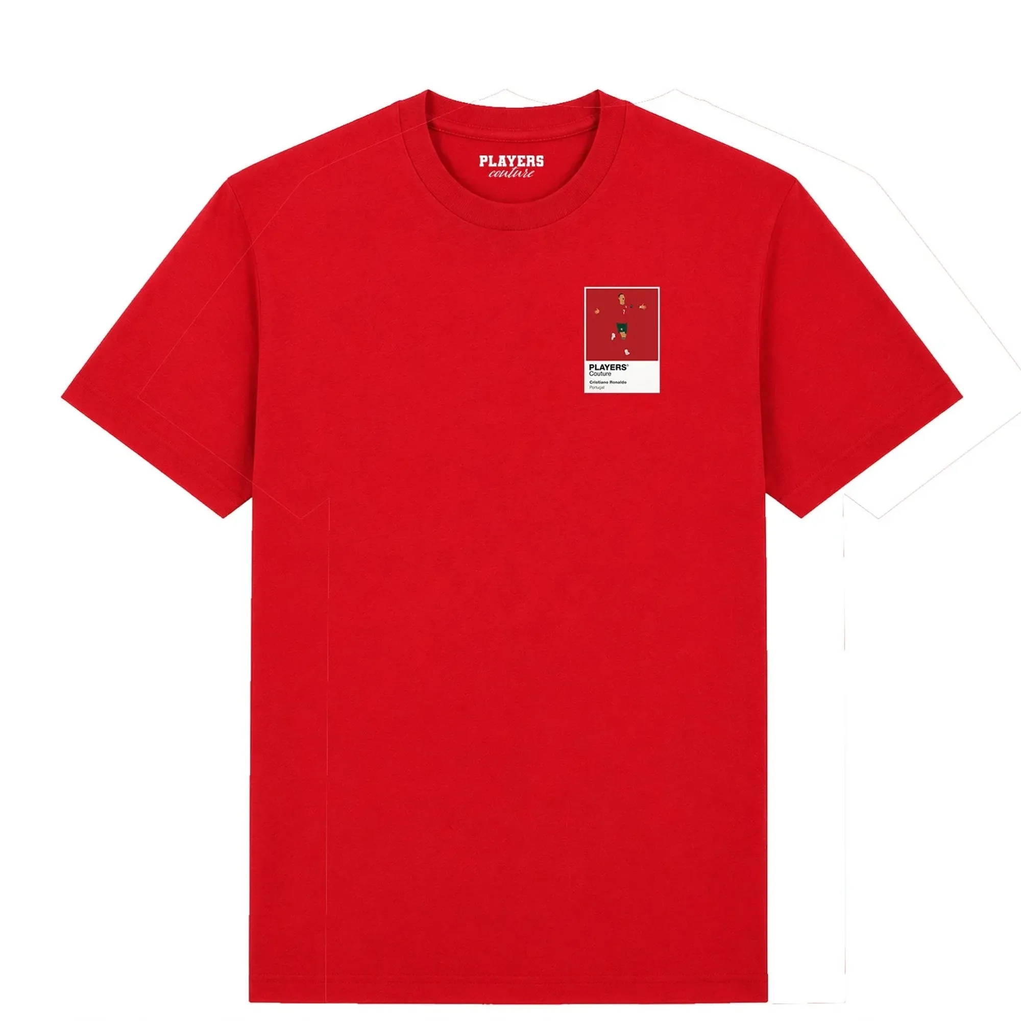 Ronaldo Manchester United Icon Frame Men's T-Shirt - Red