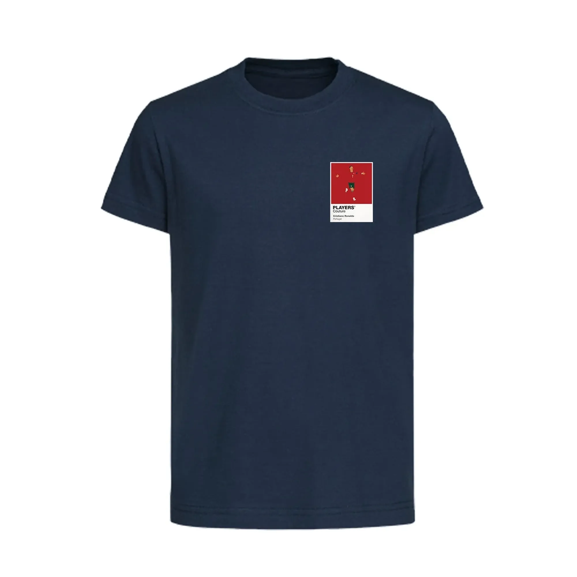 Ronaldo Manchester United Icon Frame Kids T-Shirt - Navy