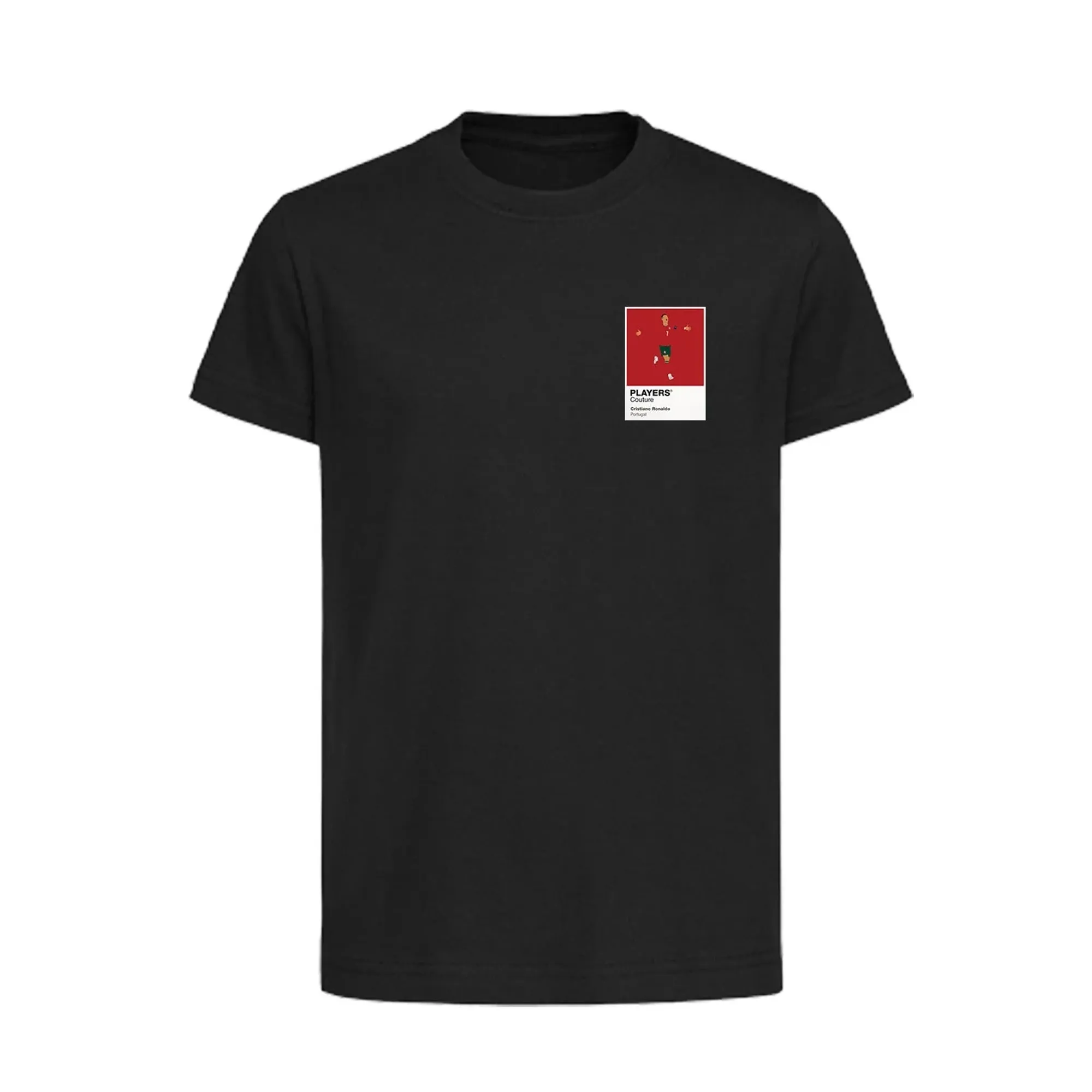 Ronaldo Manchester United Icon Frame Kids T-Shirt - Black