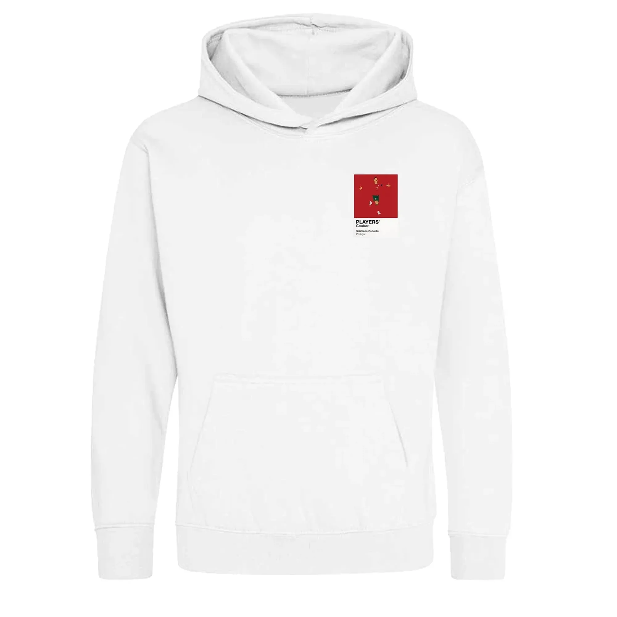 Ronaldo Manchester United Icon Frame Kids Hoodie - White