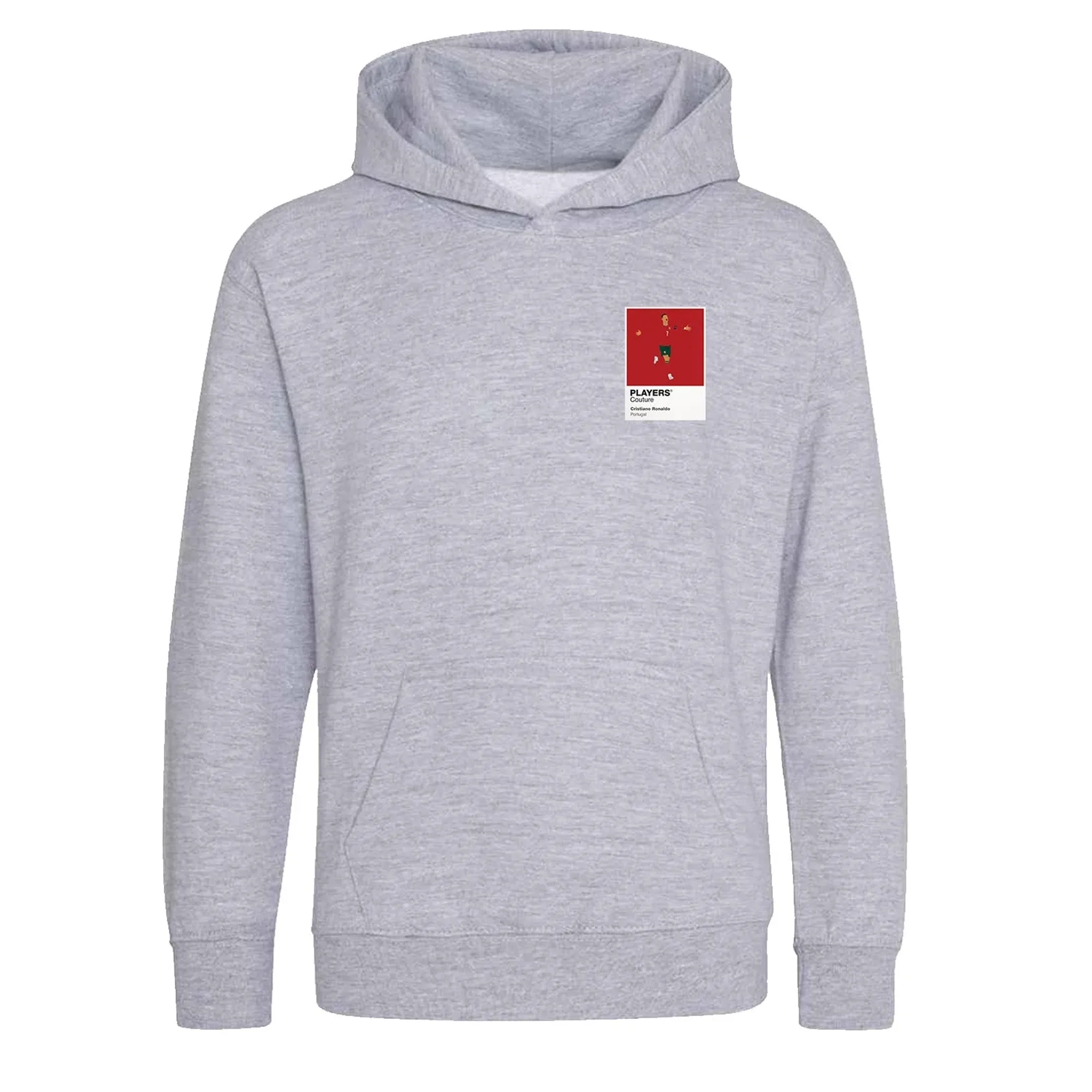 Ronaldo Manchester United Icon Frame Kids Hoodie - Gray