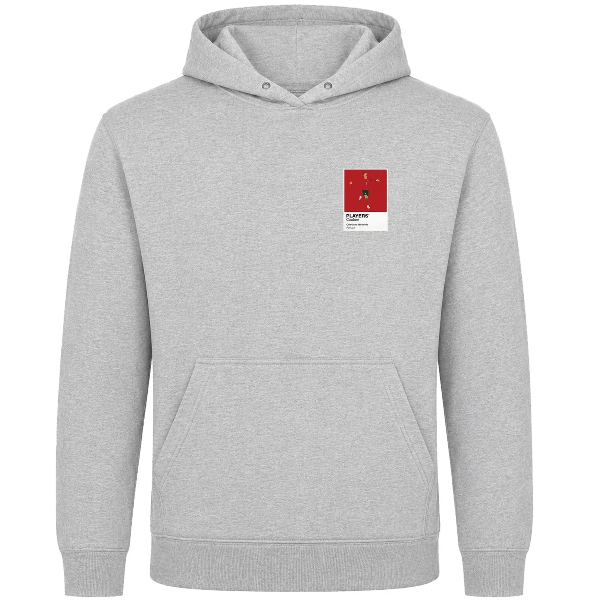 Ronaldo Manchester United Icon Frame Men's Hoodie - Gray