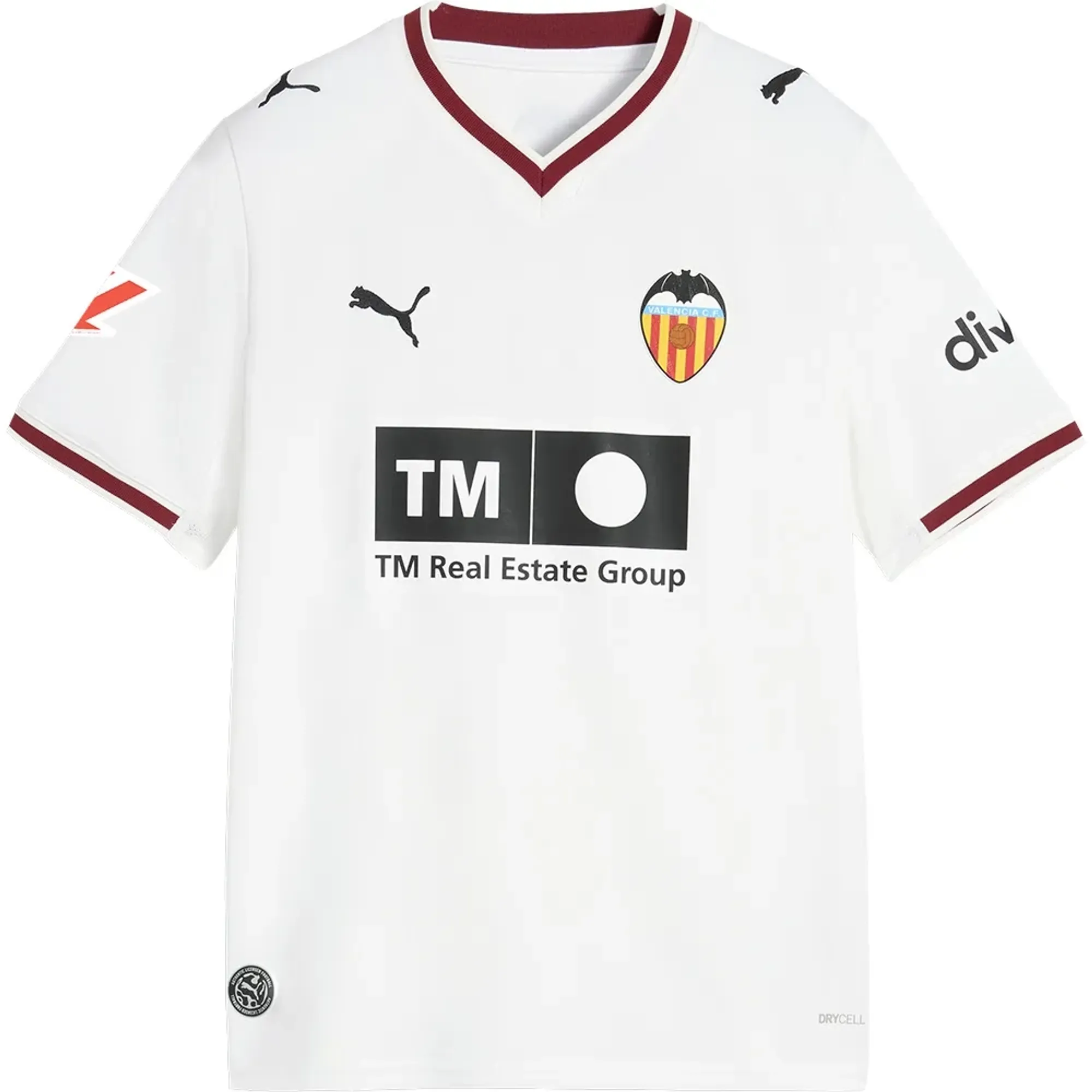 Puma Valencia Cf 26/27 Replica Home Junior Short Sleeve T-shirt