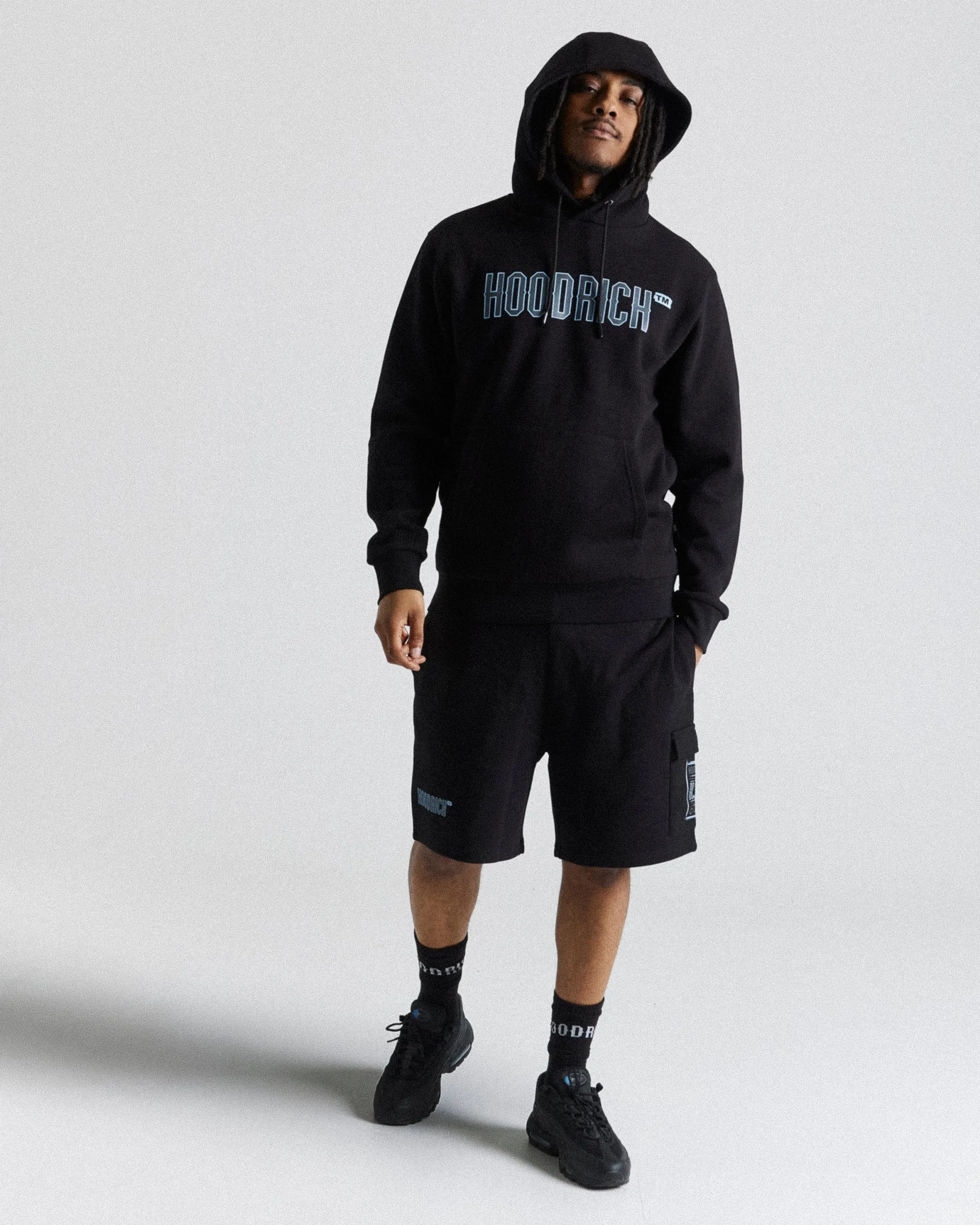 Hoodrich Akira Shorts - Black/Blue