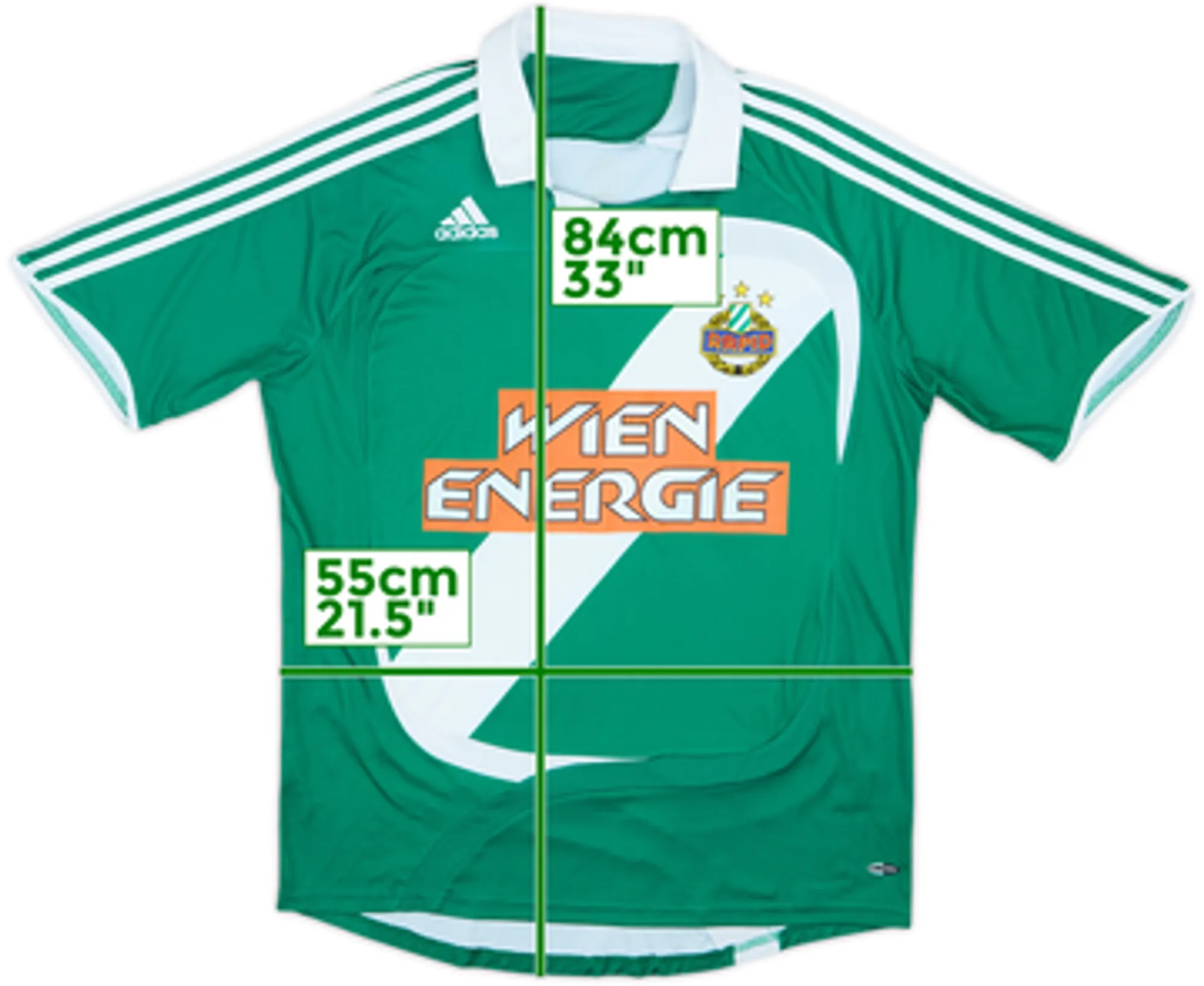 2008-09 Rapid Vienna Home Shirt - 9/10 - (L)
