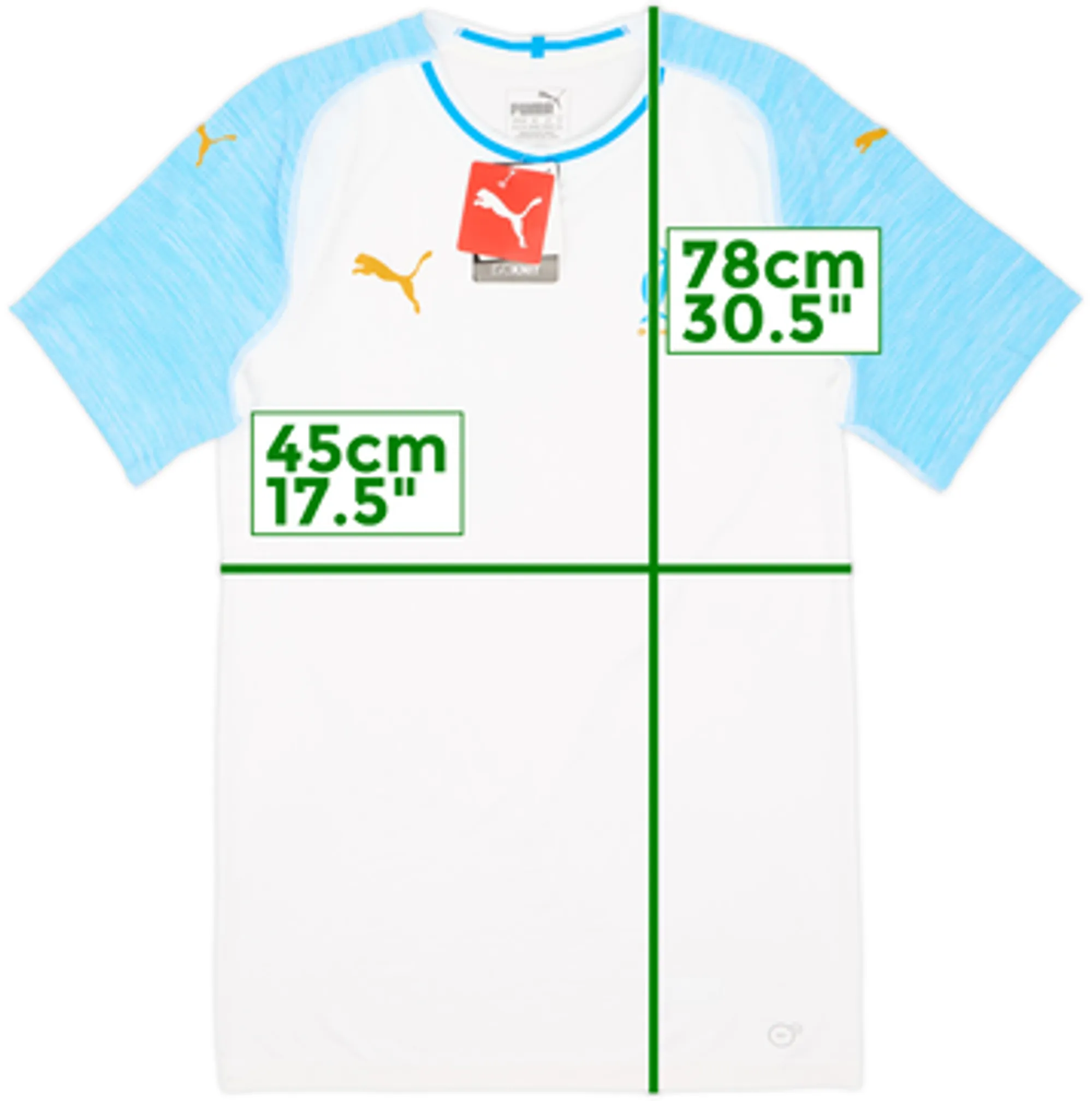 2018-19 Olympique Marseille Authentic Home Shirt (XXL)
