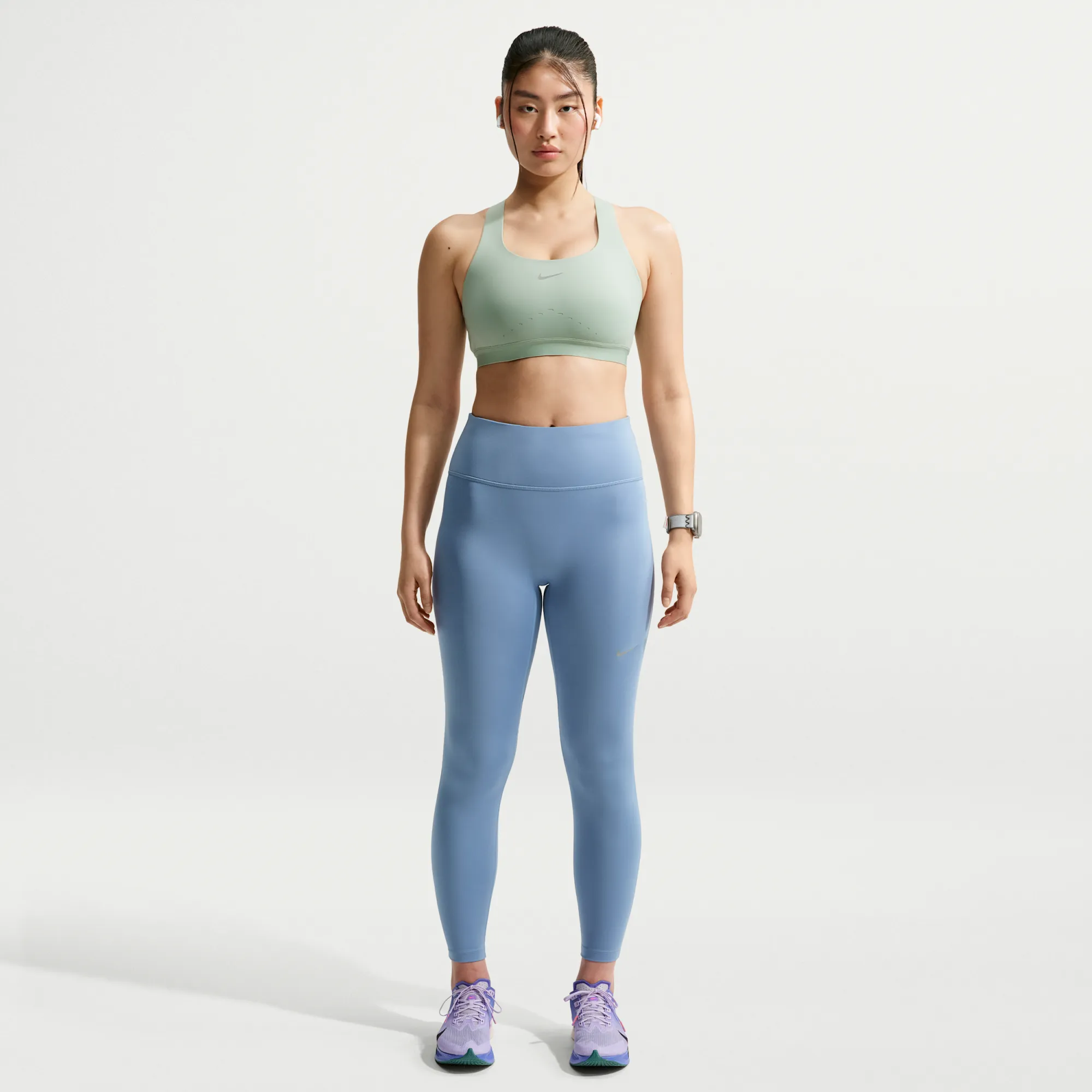 Nike Tempo Women's High-Waisted 7/8 Running Leggings - Work Blue