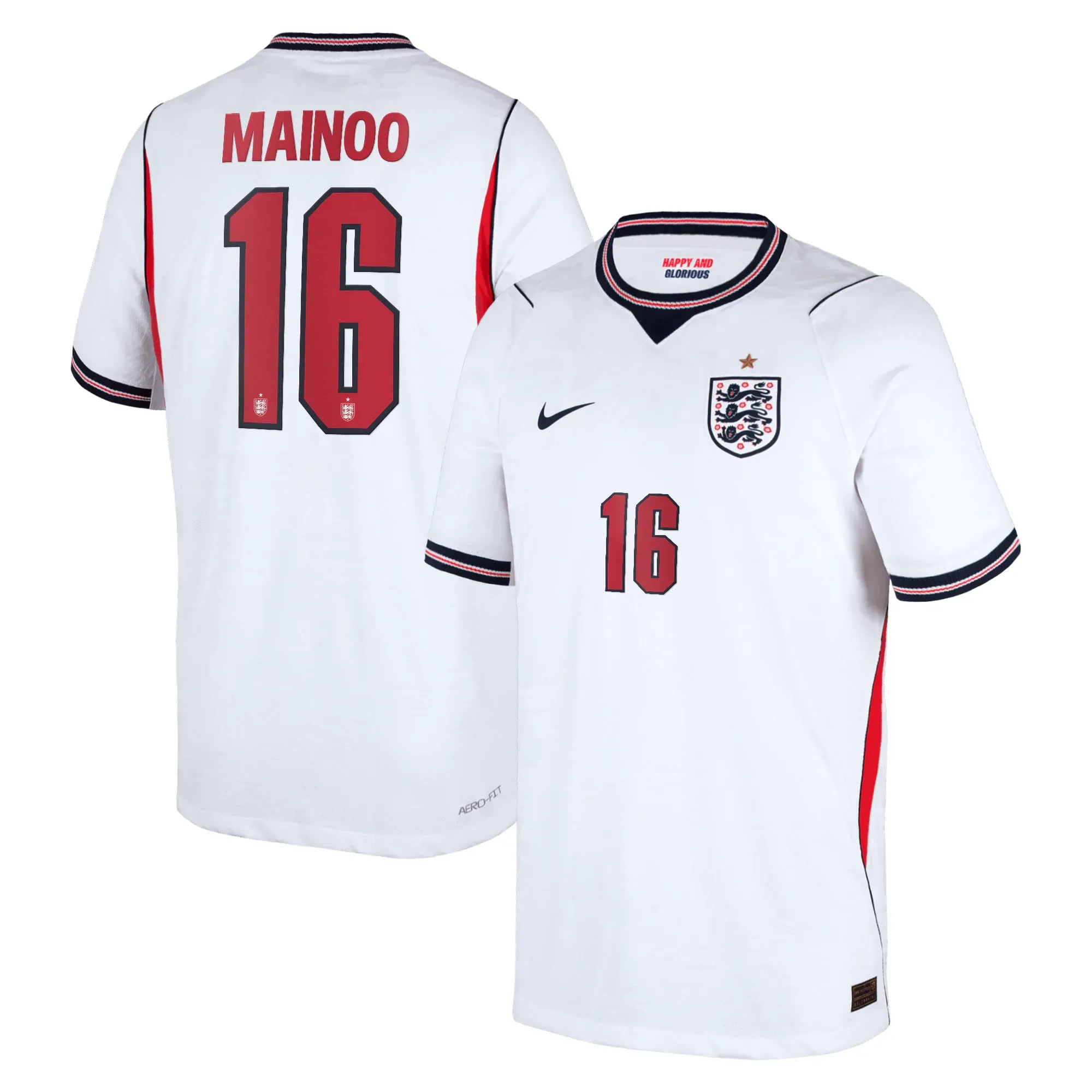 England Nike Home Aero-FIT Match Shirt 2026 - Kids