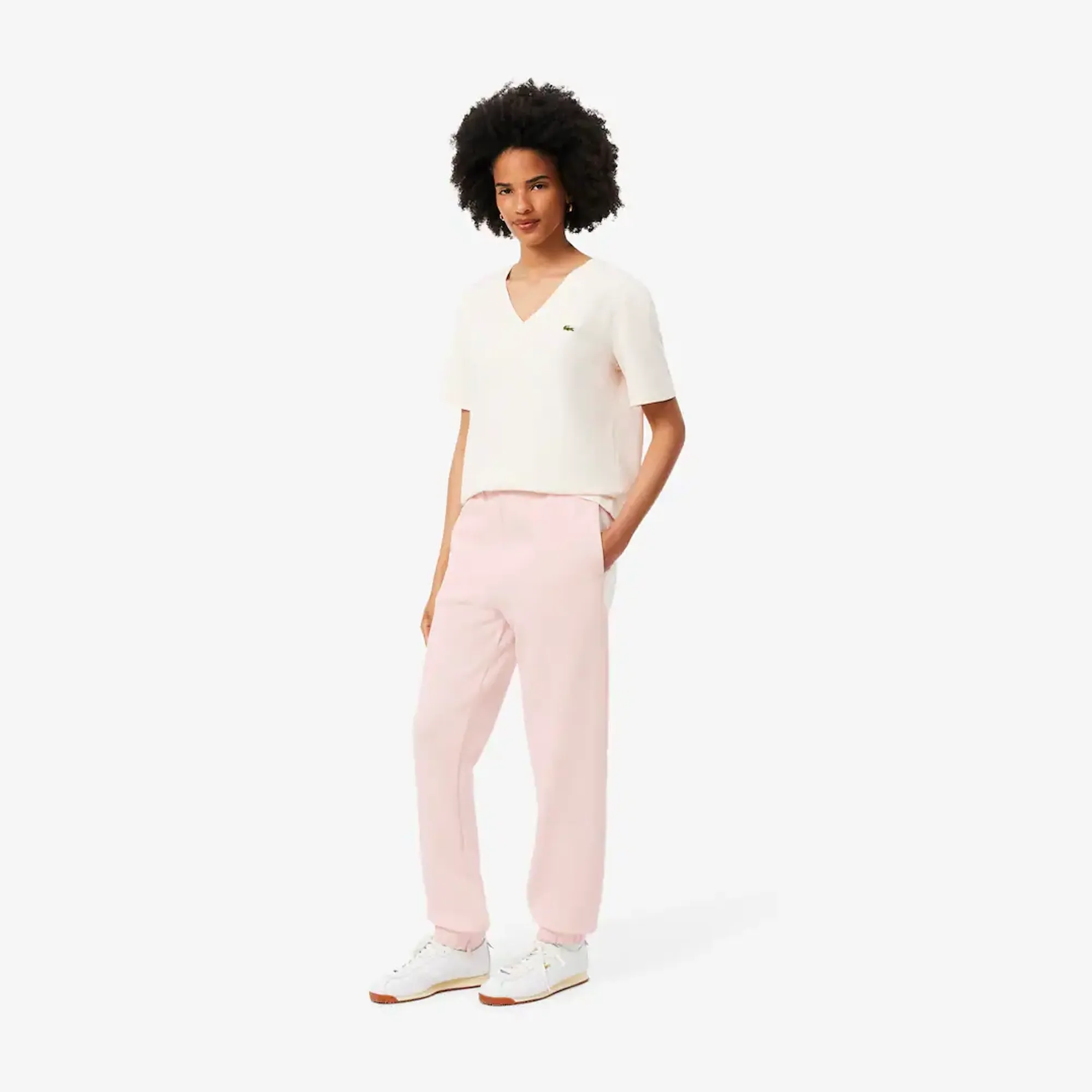 Lacoste Piqué Sweatpants - Rose