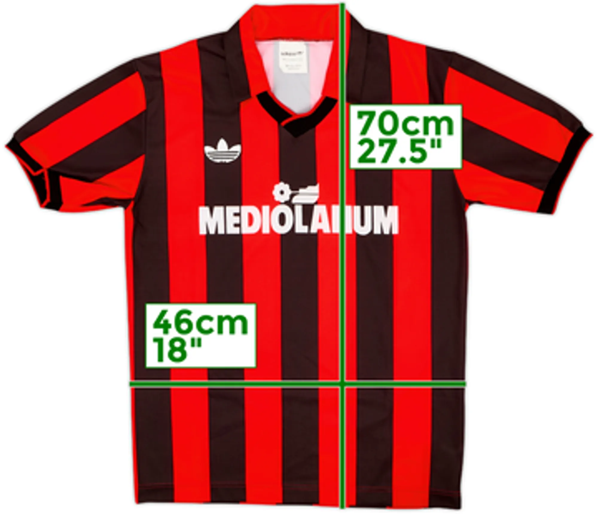 1990-91 AC Milan Basic Home Shirt - 9/10 - (S)