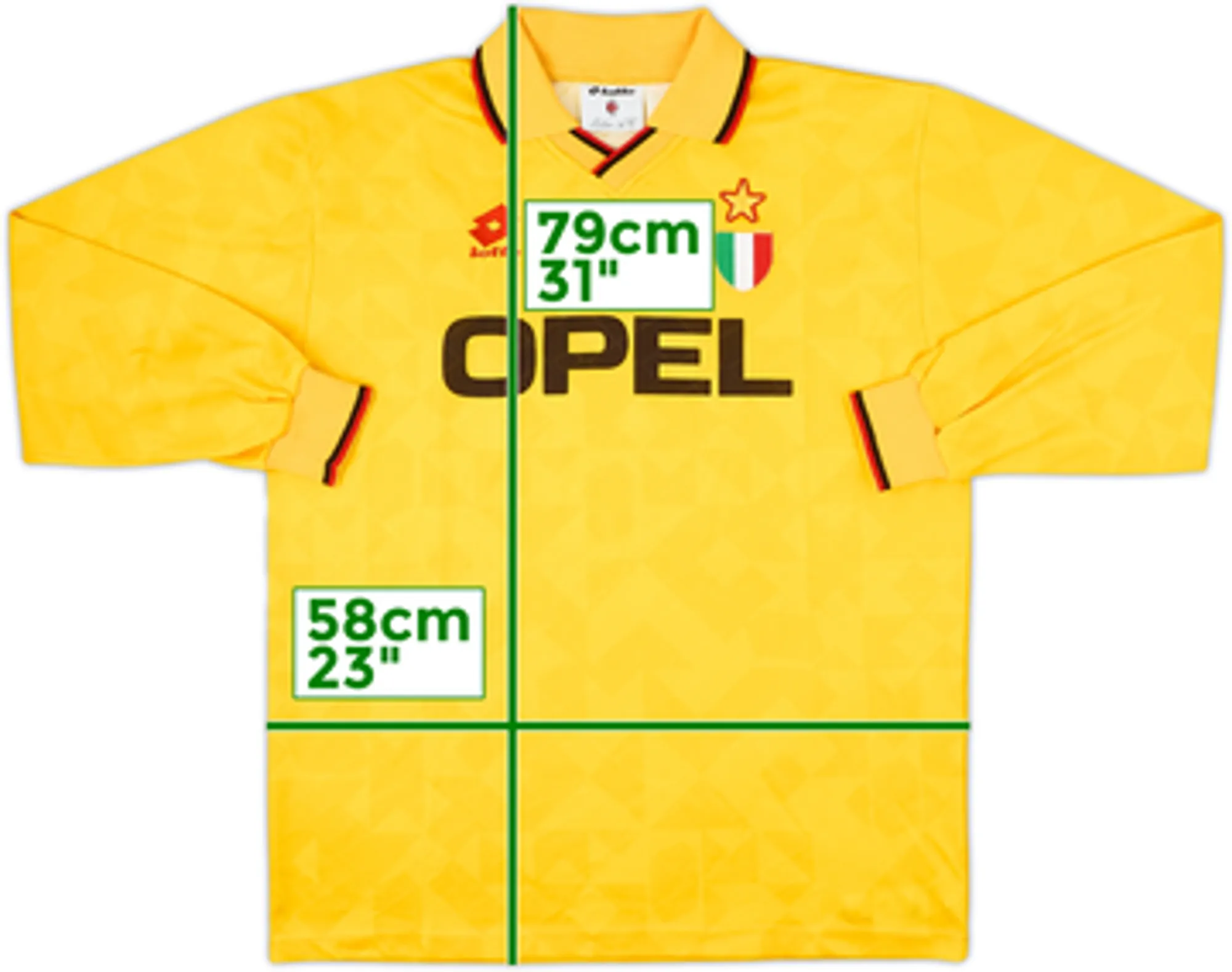 1994-96 AC Milan Third L/S Shirt - 9/10 - (XL)