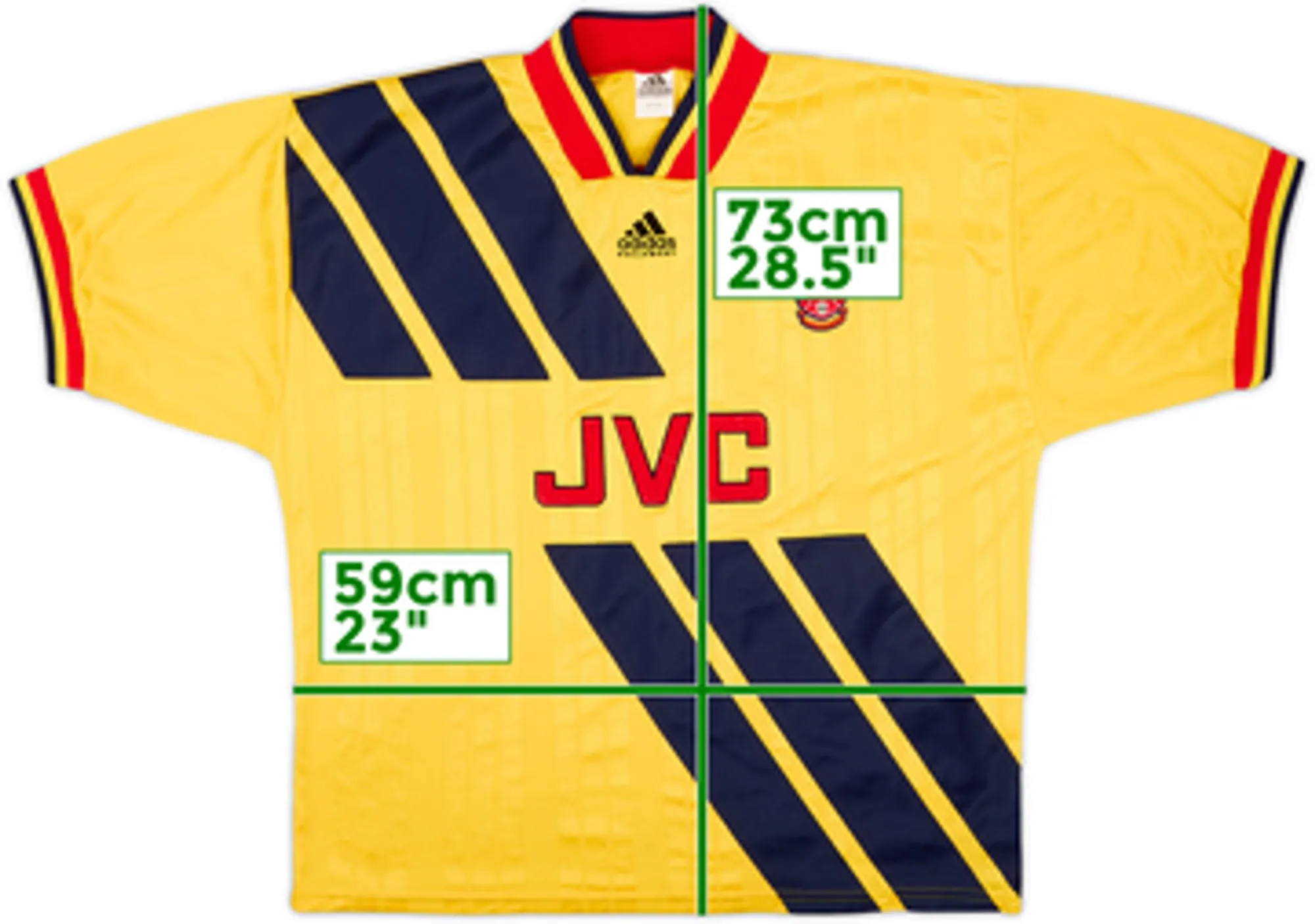 1993-94 Arsenal Away Shirt - 5/10 - (L/XL)