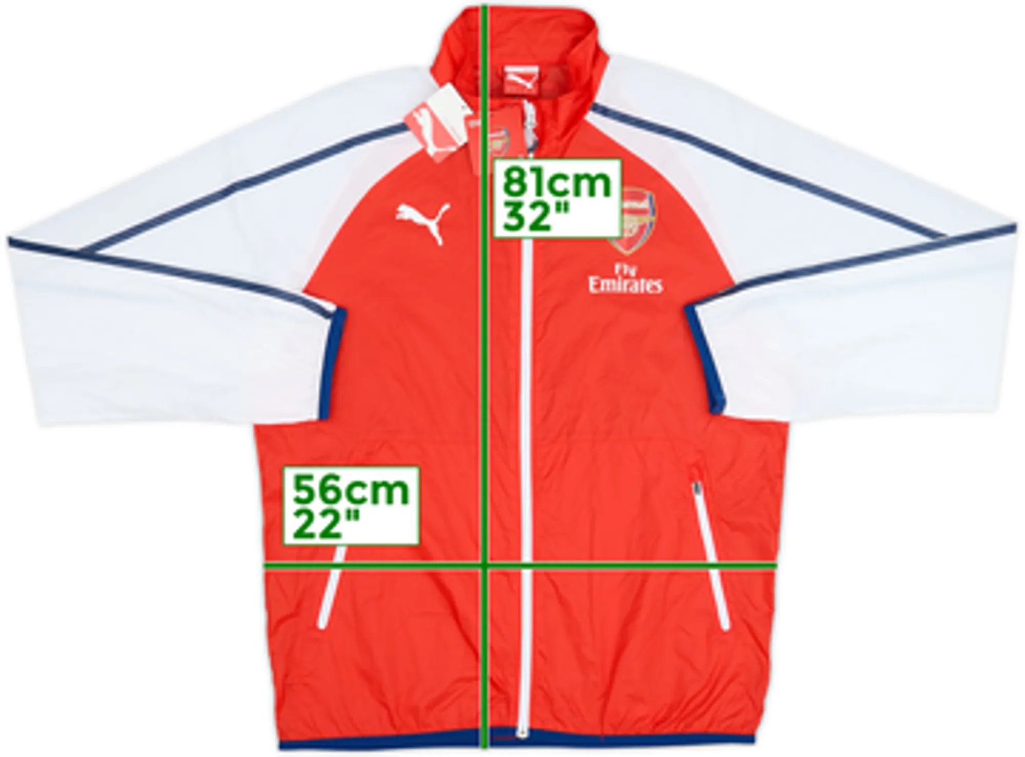 2014-15 Arsenal Puma Windbreaker (L)