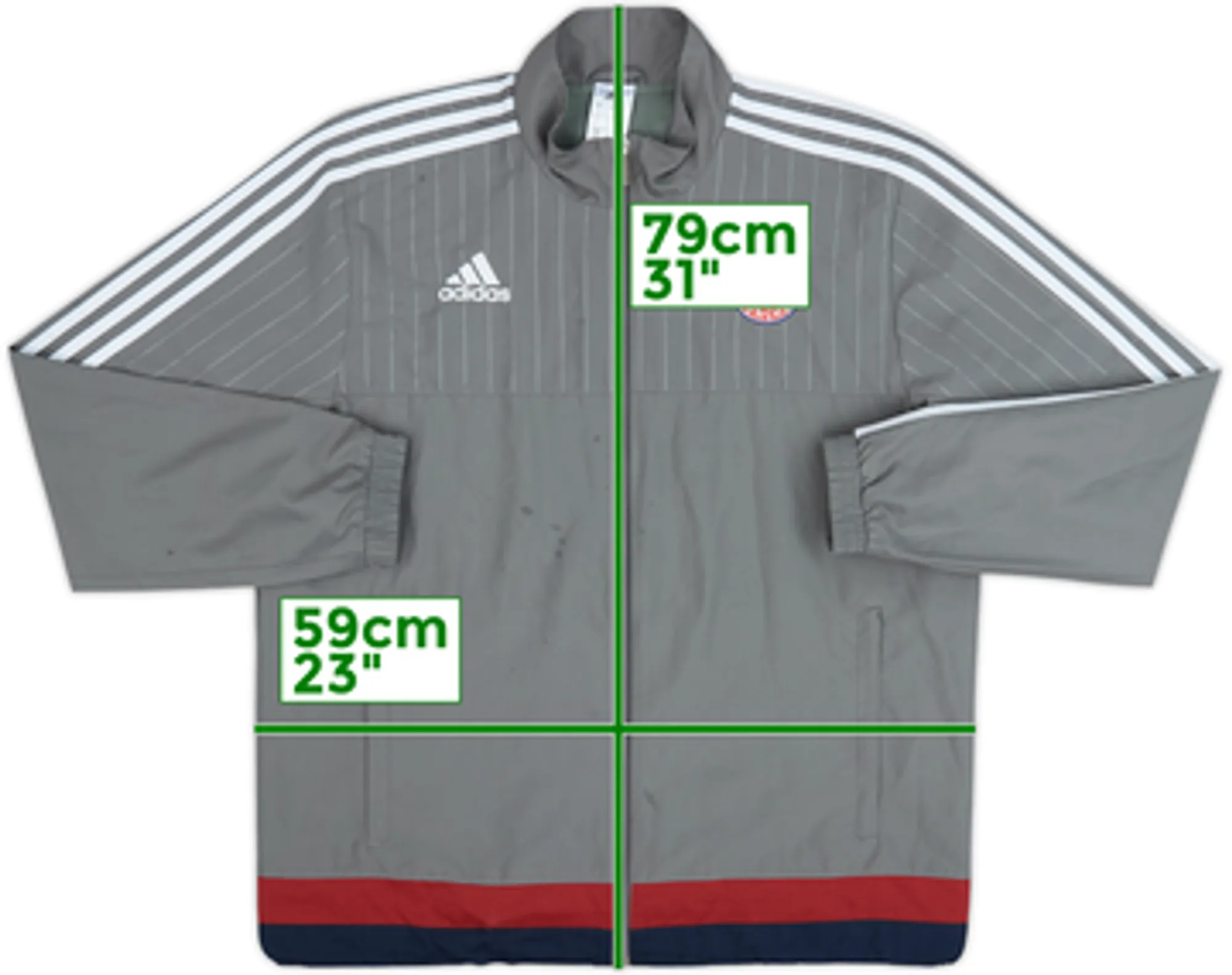 2015-16 Bayern Munich adidas Track Jacket - 5/10 - (L)