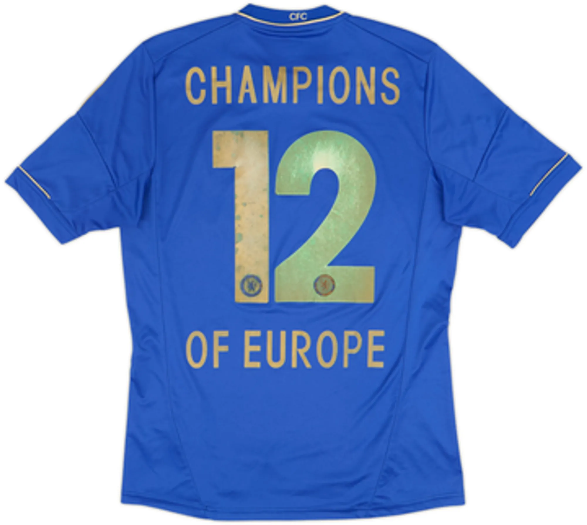2012-13 Chelsea Home Shirt Champions of Europe #12 - 5/10 - (M