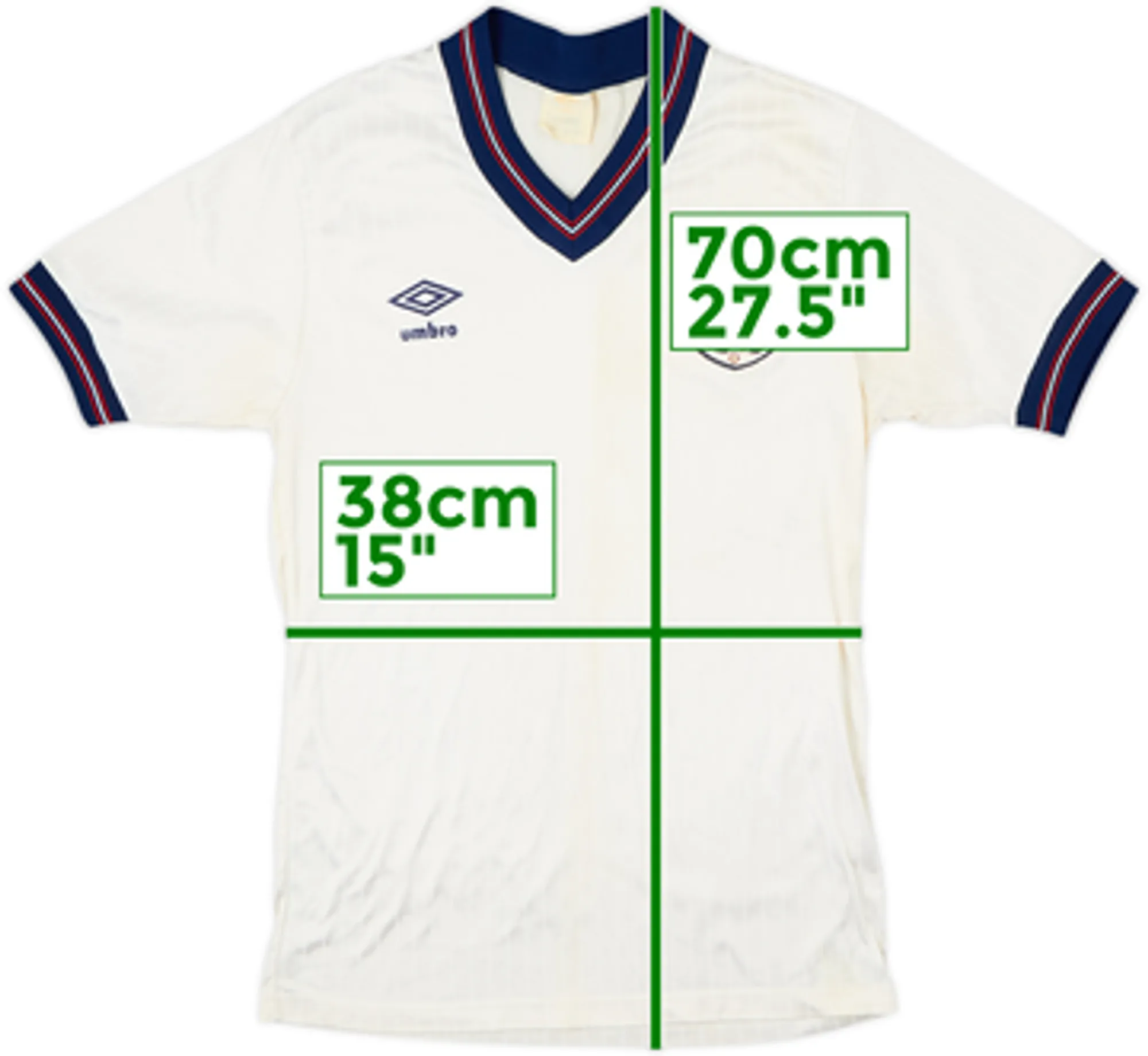 1984-87 England Home Shirt - 6/10 - (S)