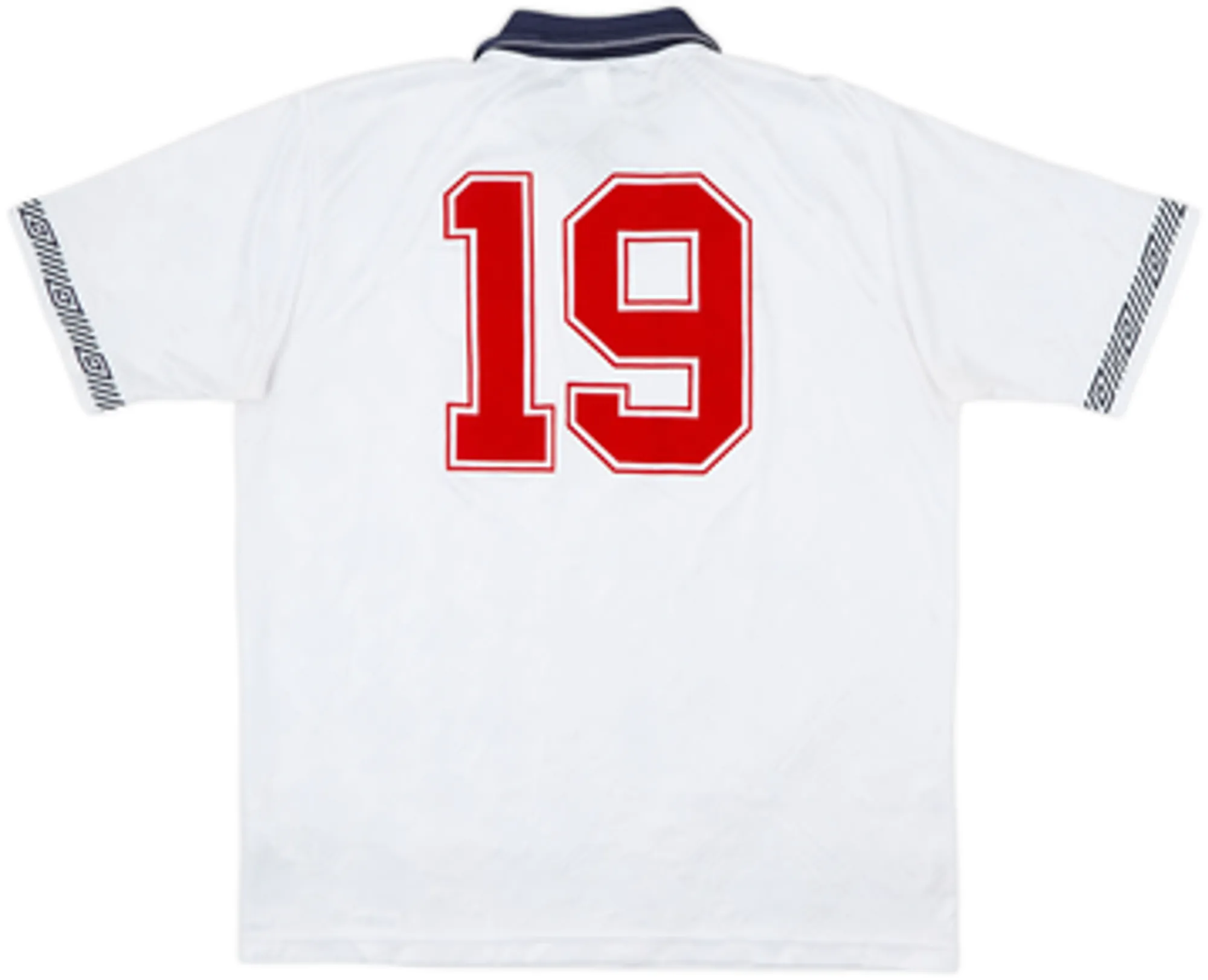 2000s England 1990 Umbro Retro Home Shirt #19 - 8/10 - (L)