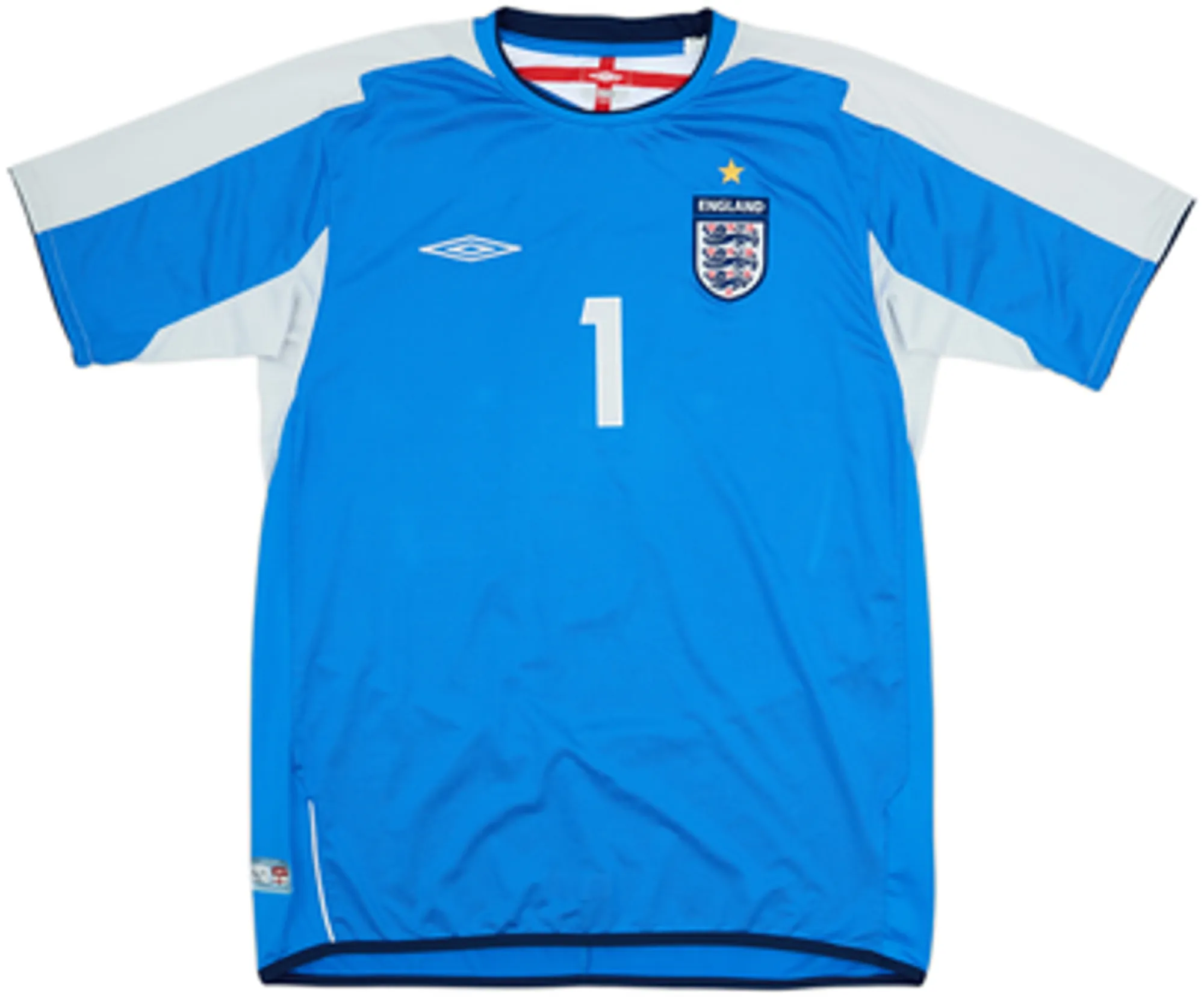 2004-06 England GK S/S Shirt James #1 - 9/10 - (L)