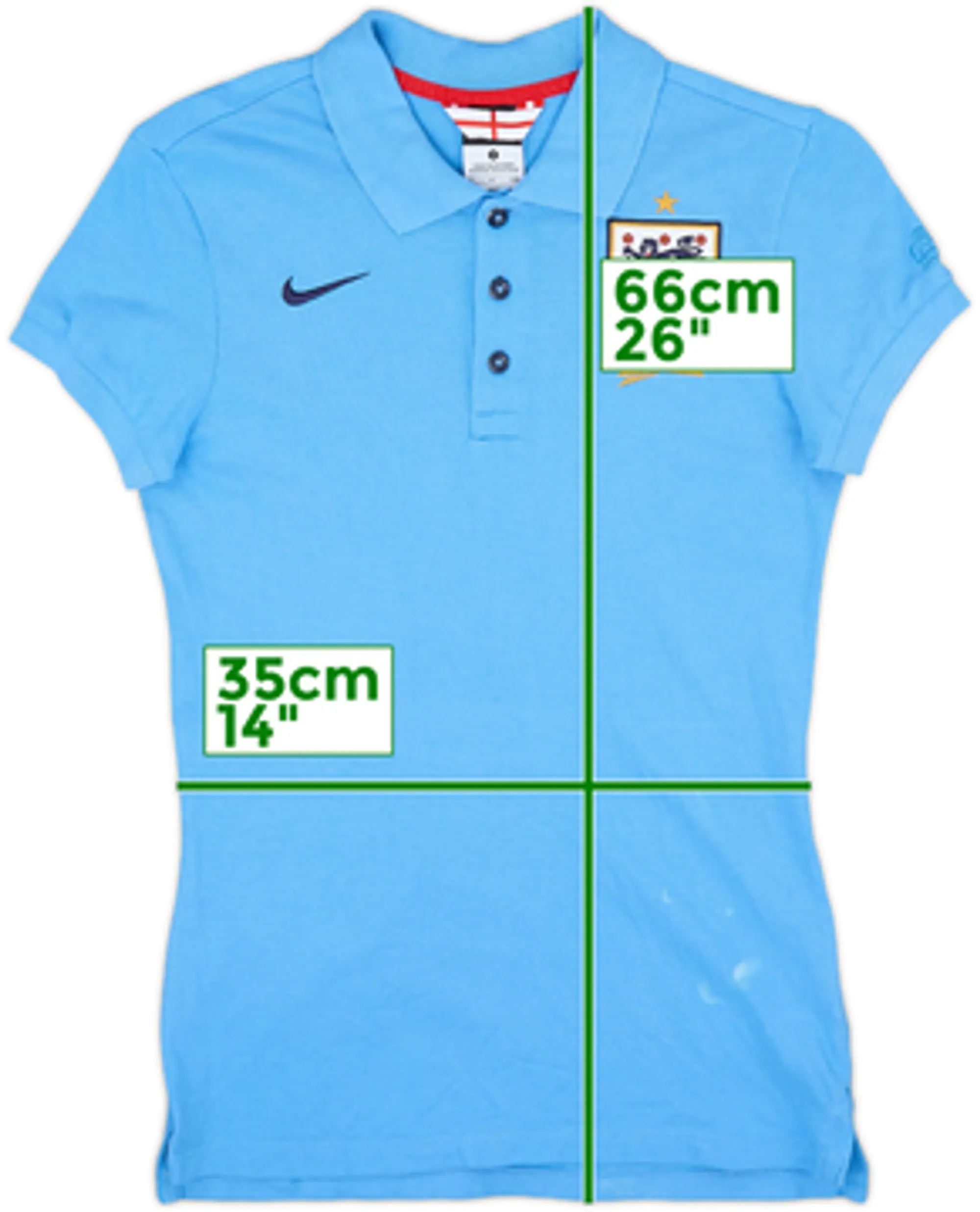 2013-14 England Nike Polo Shirt - 5/10 - (Women's S)
