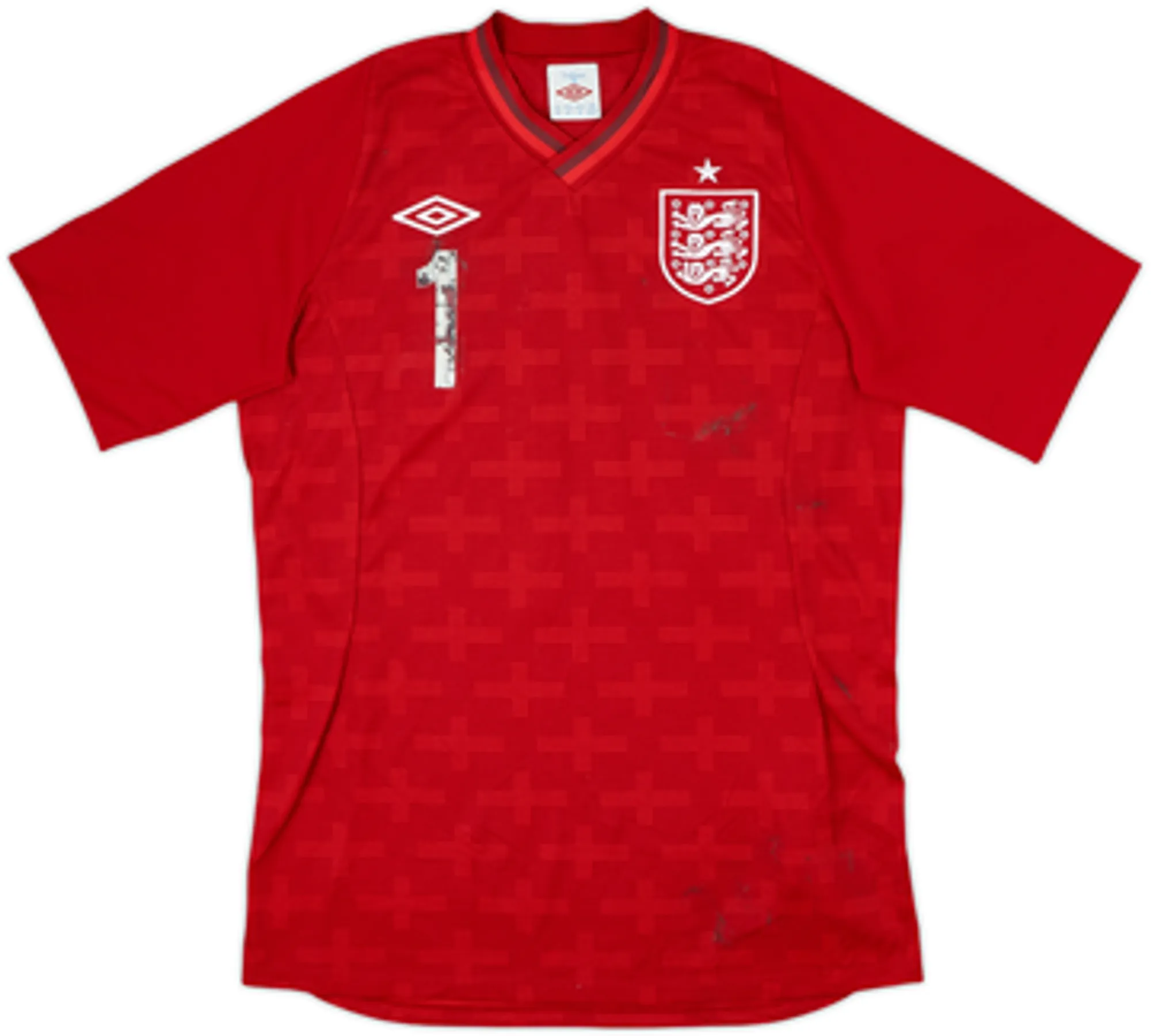 2012-13 England GK Shirt Hart #1 - 4/10 - (M)