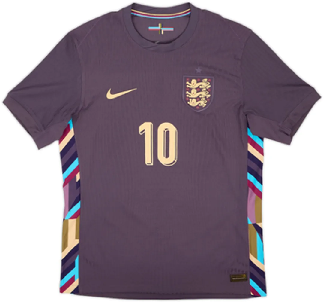 2024-26 England Authentic Away Shirt Bellingham #10 - 10/10 - (M