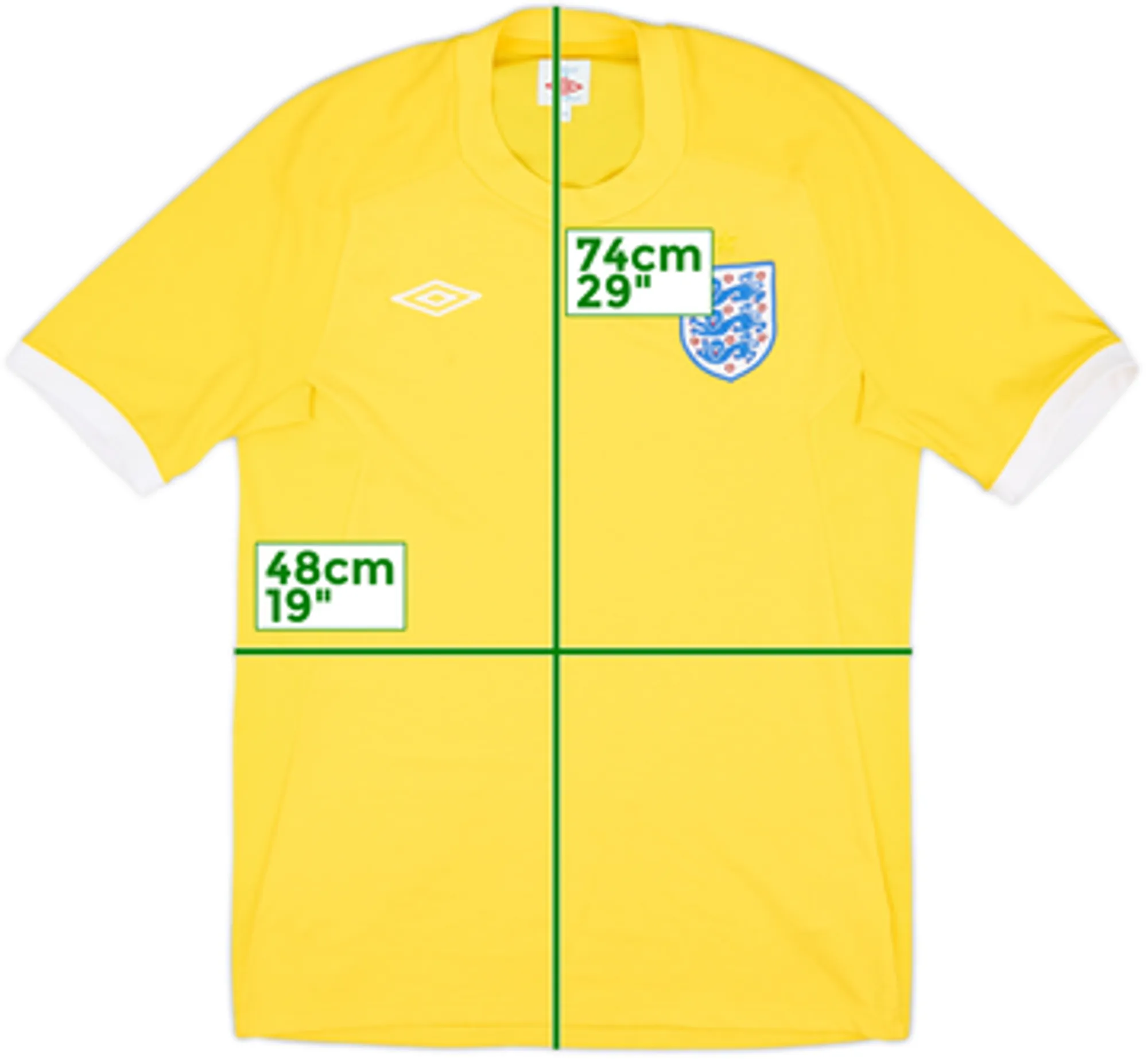 2010-11 England S/S GK Shirt - 6/10 - (M)