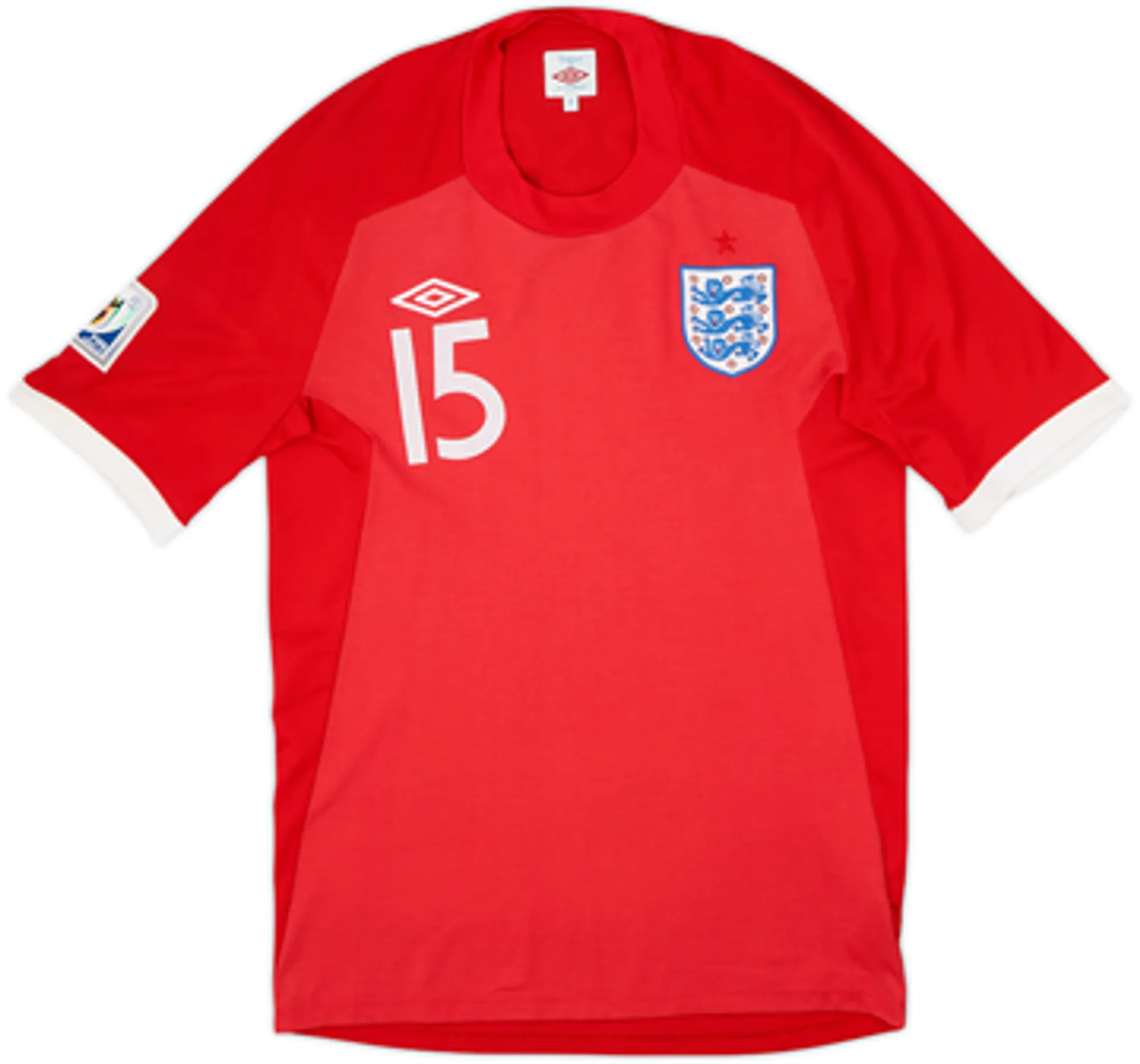 2010-11 England Away Shirt Upson #15 - 6/10 - (M)