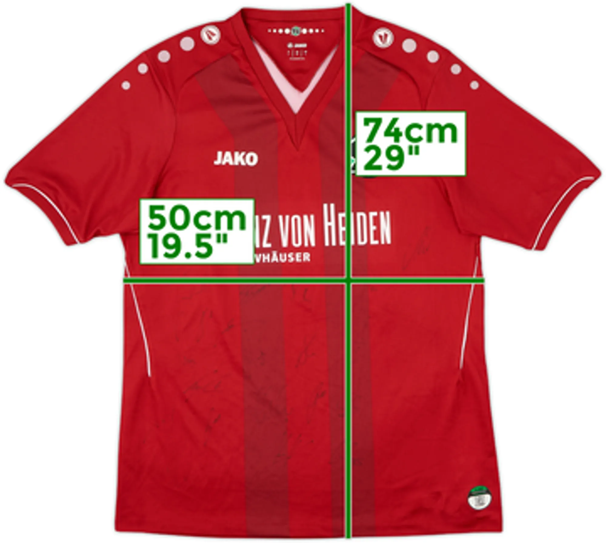 2014-15 Hannover 96 Signed Home Shirt - 8/10 - (M)