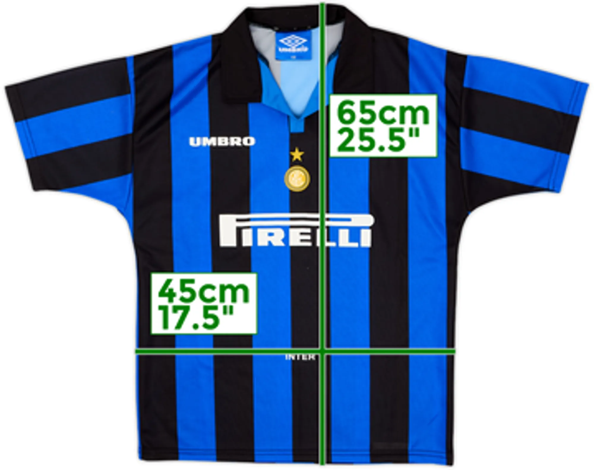 1996-97 Inter Milan Home Shirt - 8/10 - (L.Boys)