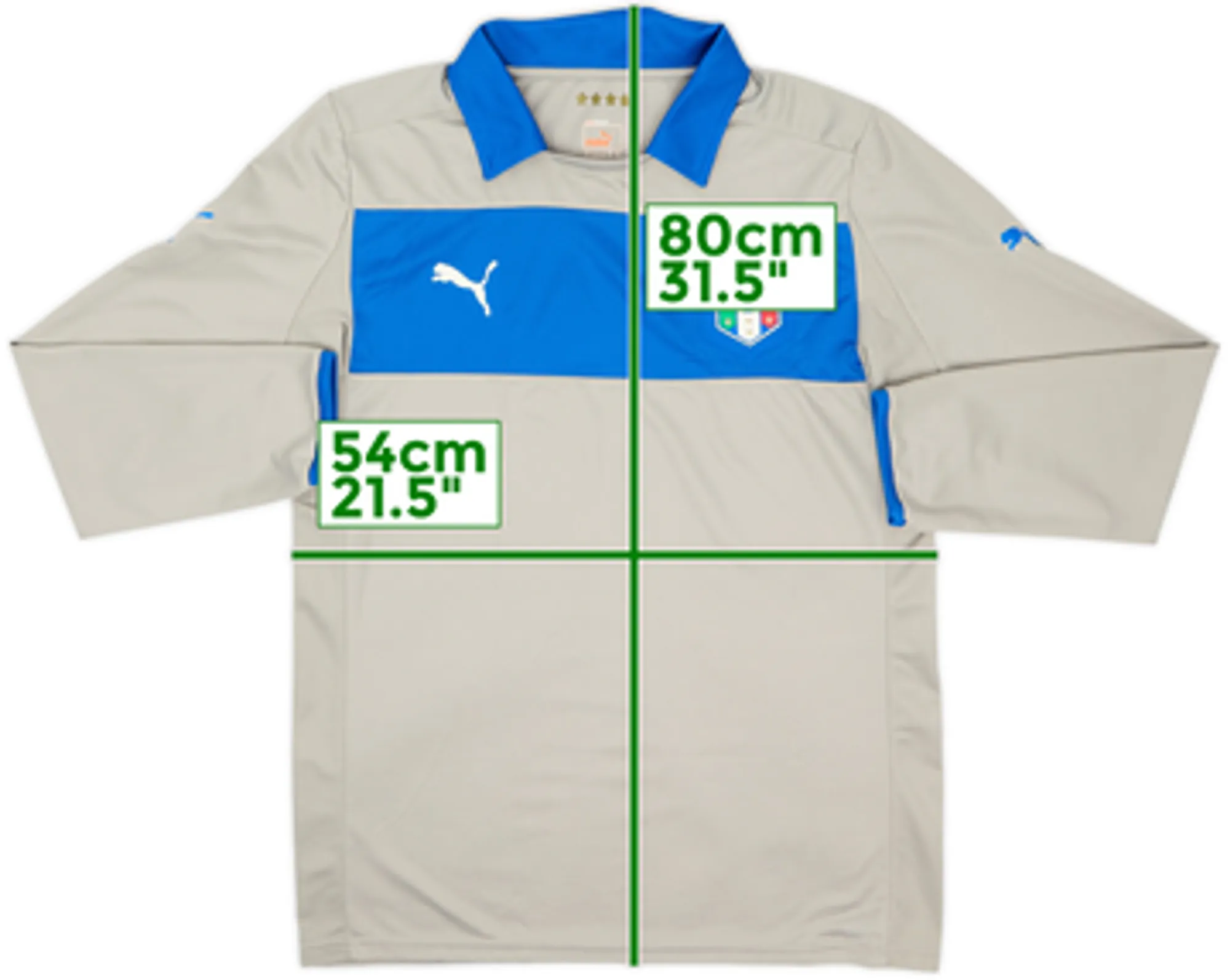 2012-13 Italy Authentic GK Shirt - 9/10 - (S)