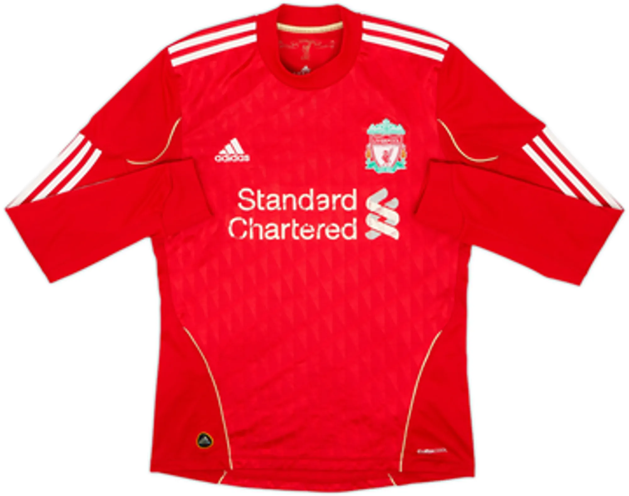 2010-12 Liverpool Home L/S Shirt Agger #5 - 5/10 - (S)