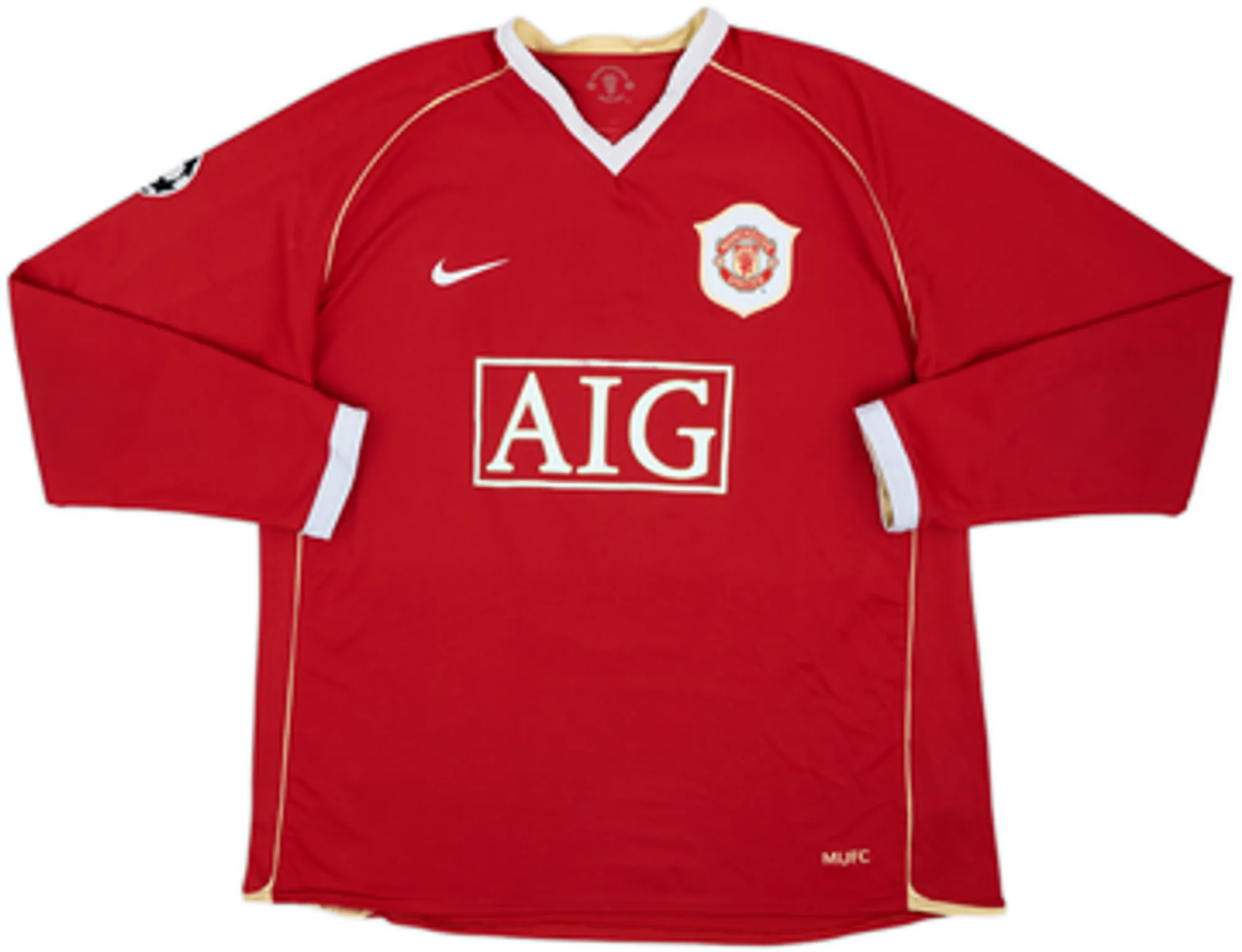 2006-07 Manchester United Home L/S Shirt Rooney #8 - 5/10 - (XL)
