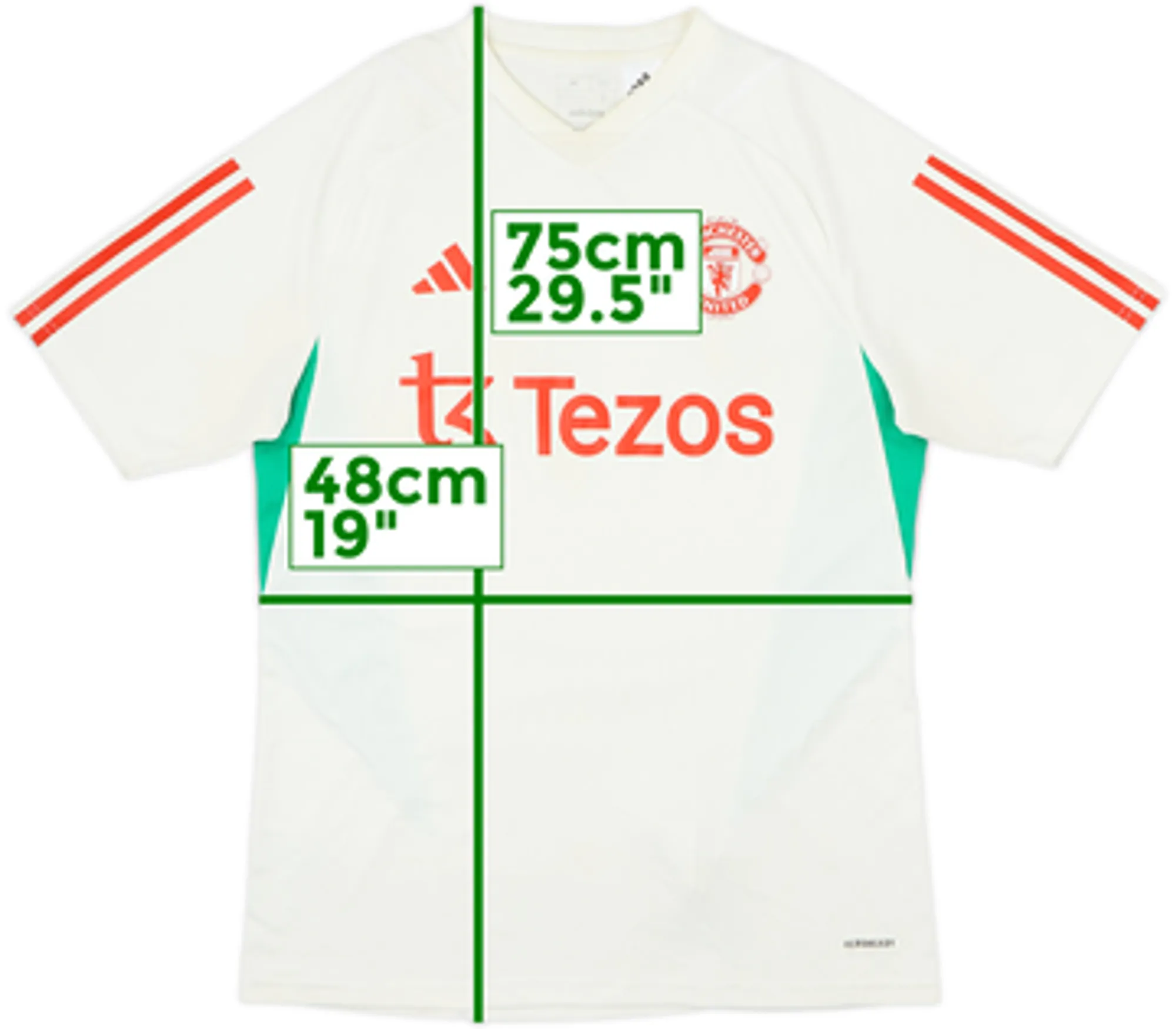2023-24 Manchester United adidas Sample Training Shirt - 7/10 - (M)