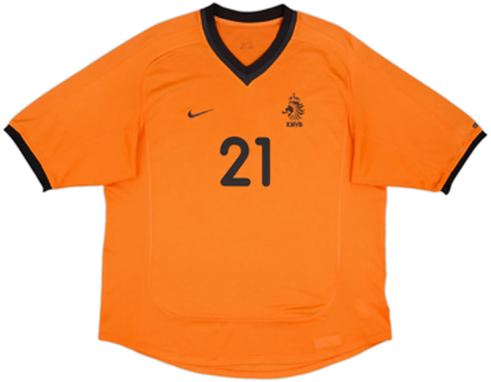 2000-02 Netherlands Home Shirt Makaay #21EM