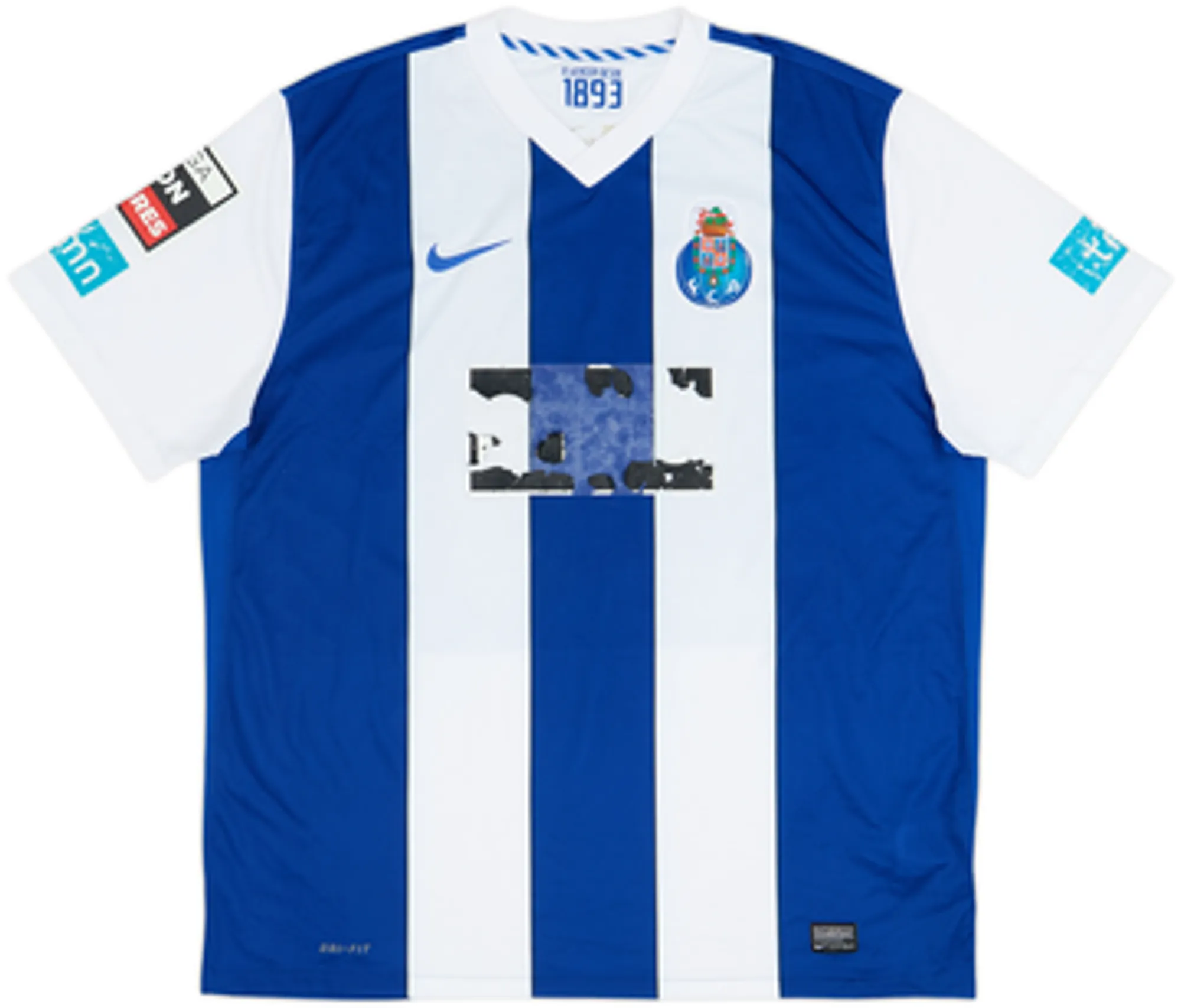 2011-12 Porto Home Shirt C.Rodriguez #10 - 4/10 - (XXL)
