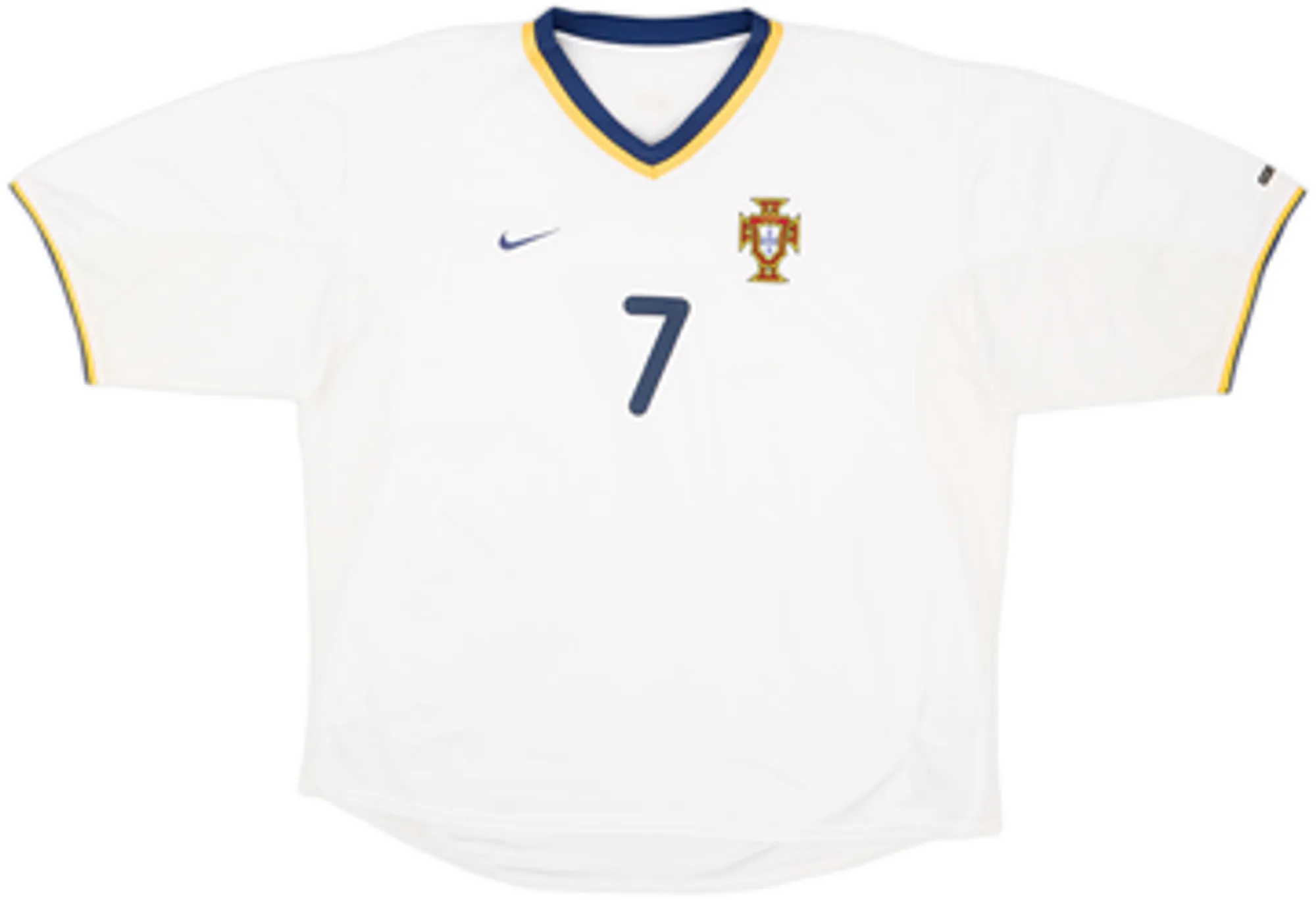 2000-02 Portugal Away Shirt Figo #7 - 8/10 - (L)