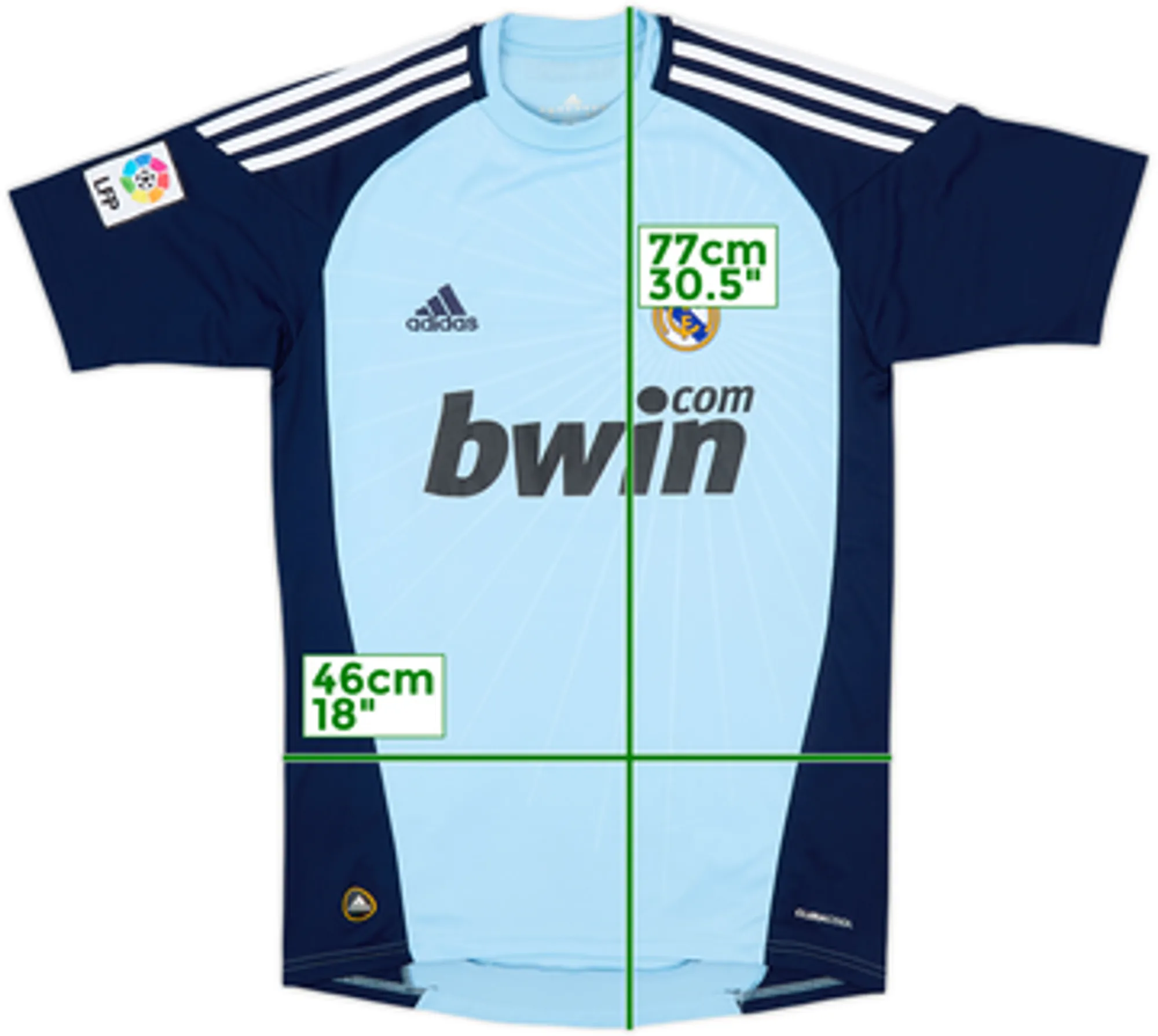 2010-11 Real Madrid GK Shirt - 8/10 - (S)