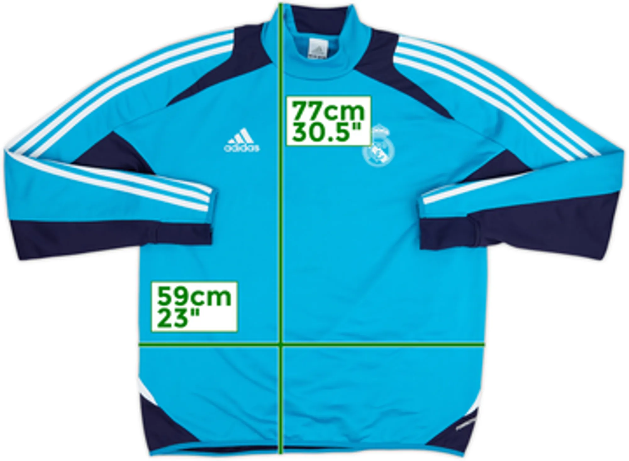 2012-13 Real Madrid adidas Drill Top - 7/10 - (L/XL)