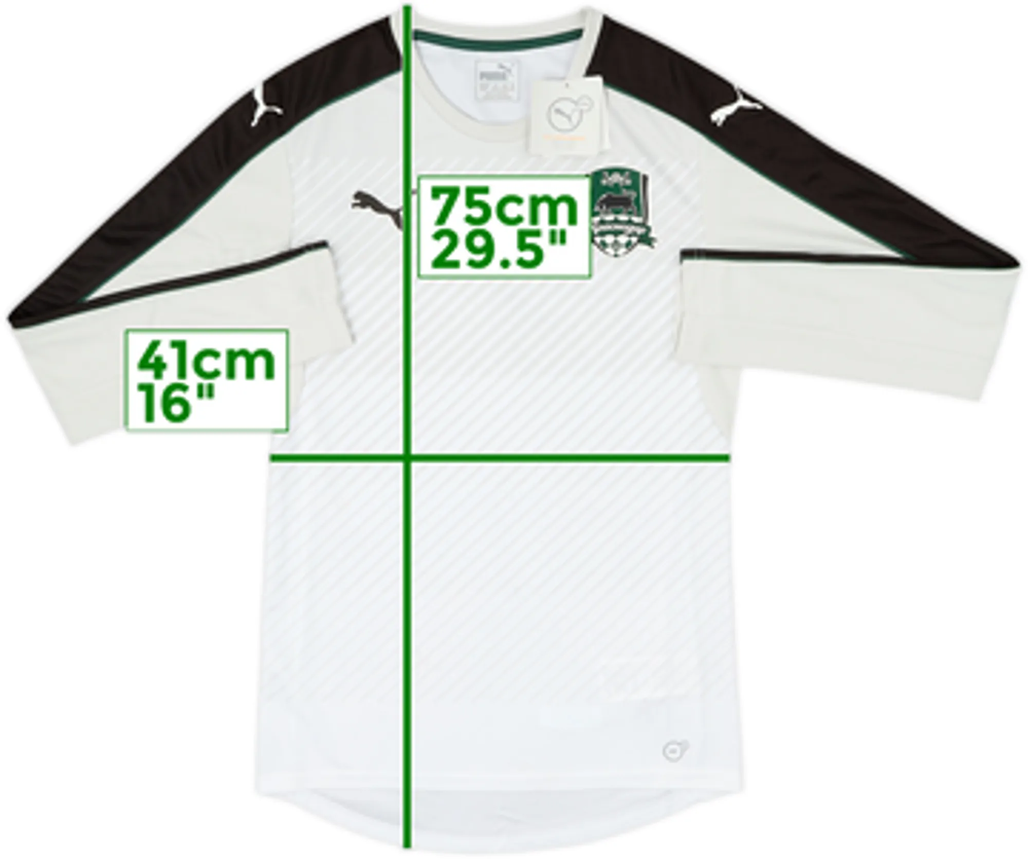 2016-17 FC Krasnodar Away L/S Shirt (XS)